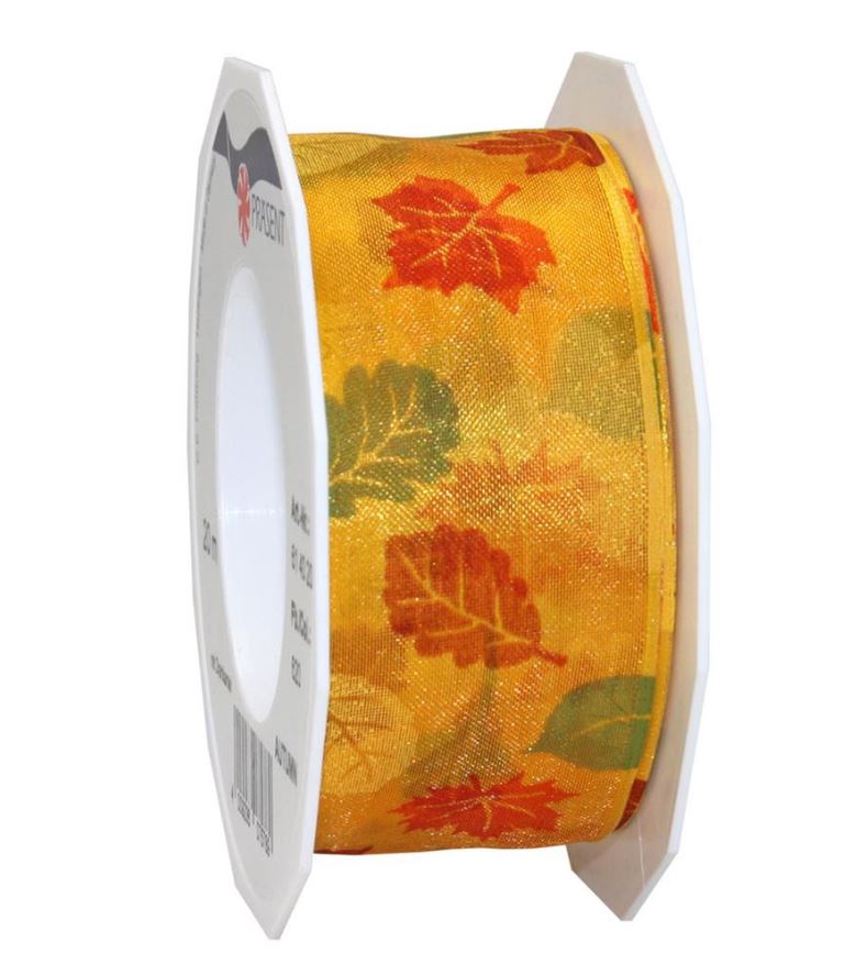 Picture of Rol organzalint bedraad 40 mm 20 mtr herfst oranje