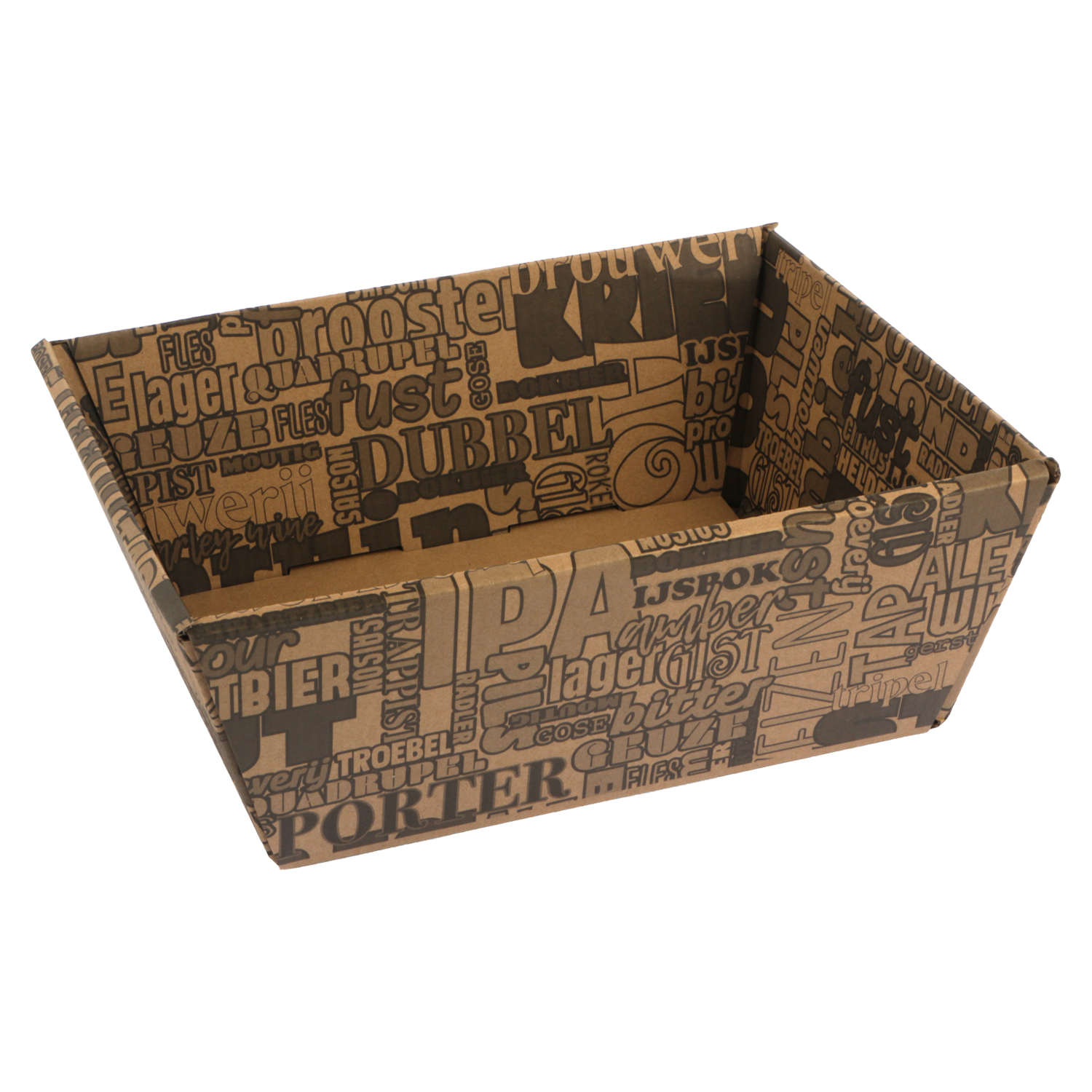 Afbeelding van Pak à 10 kartonnen biermand 26x21x10 cm