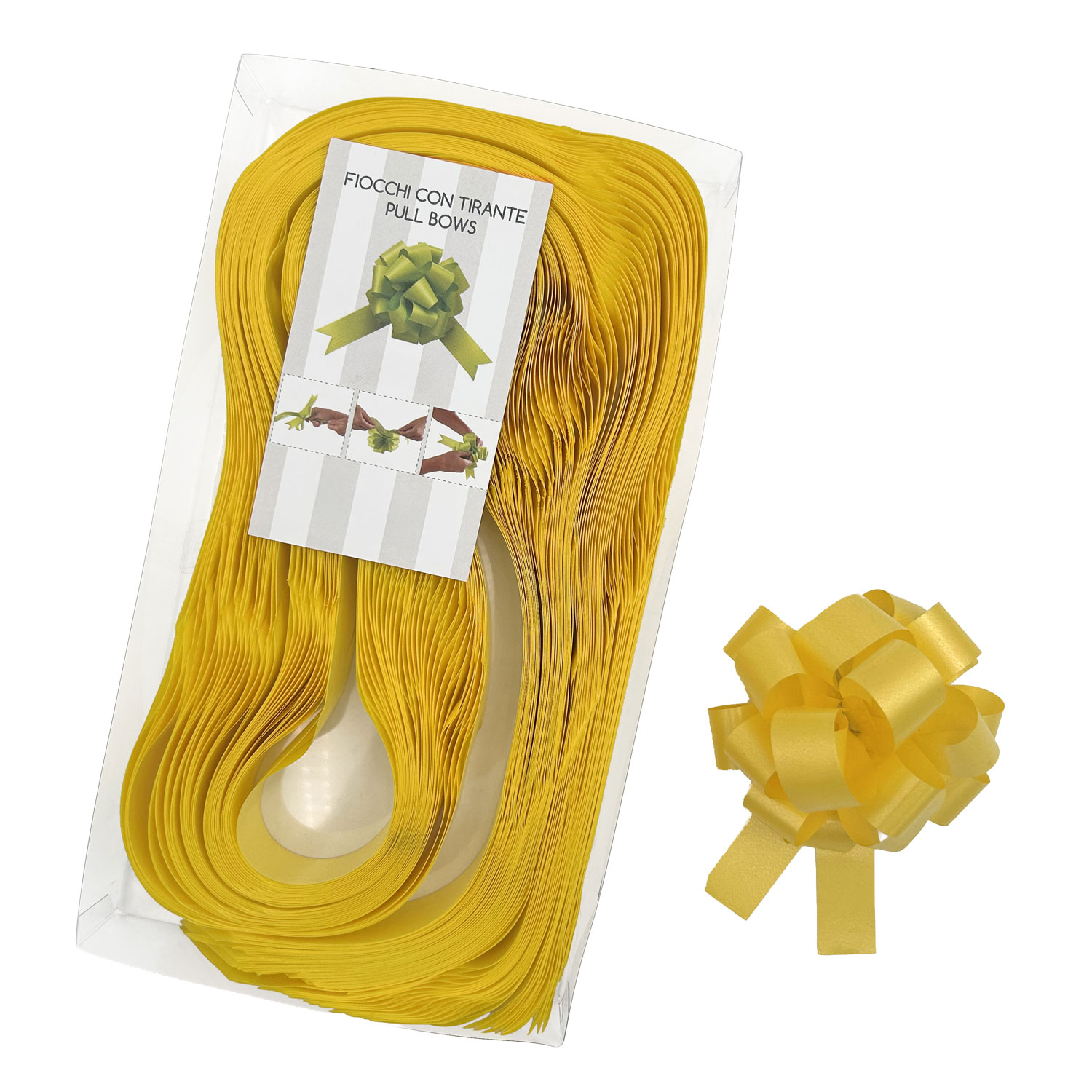 Afbeelding van Pak à 30 trekstrik Ø95 mm 19 mm geel