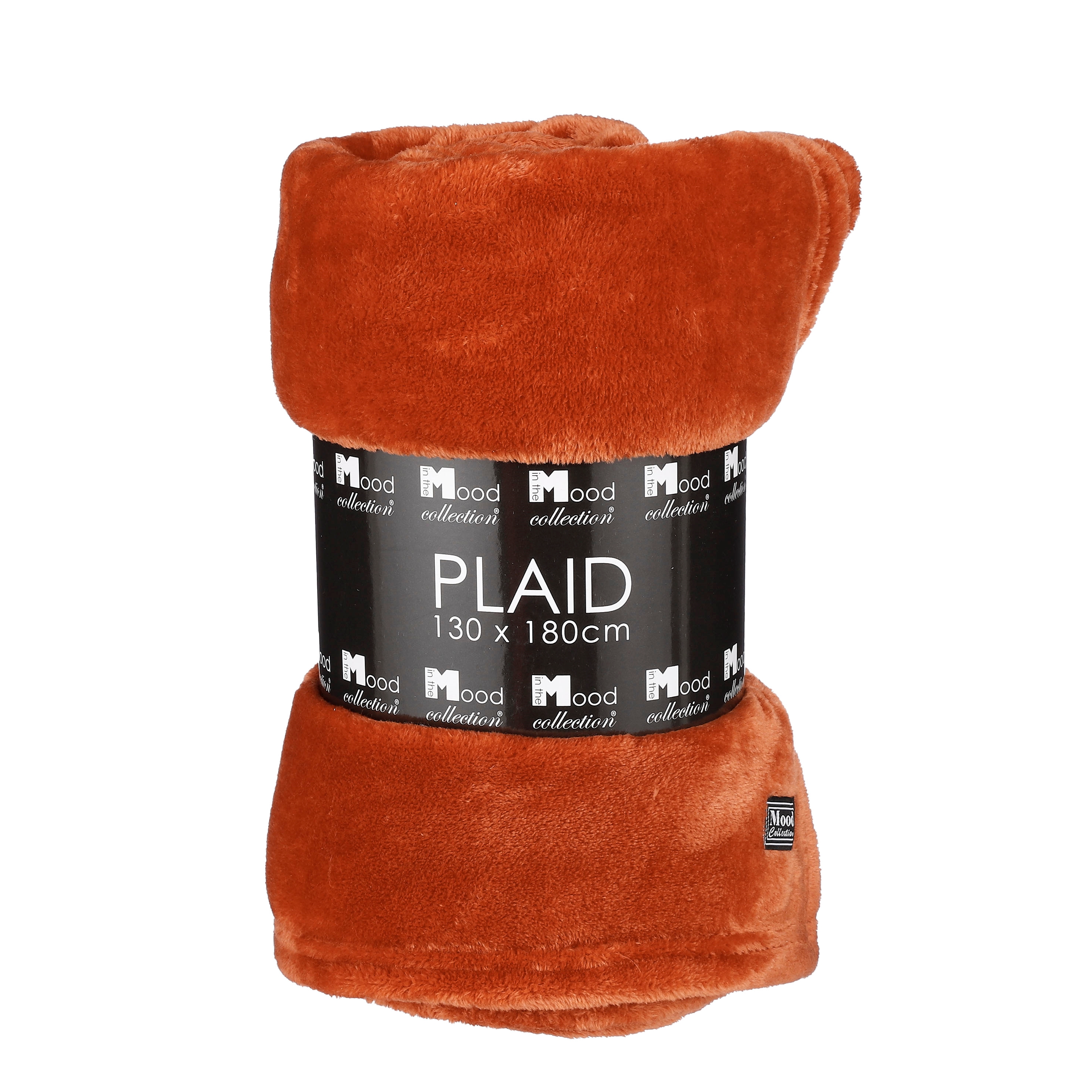 Afbeelding van Fleece plaid Famke 180x130 cm terra 