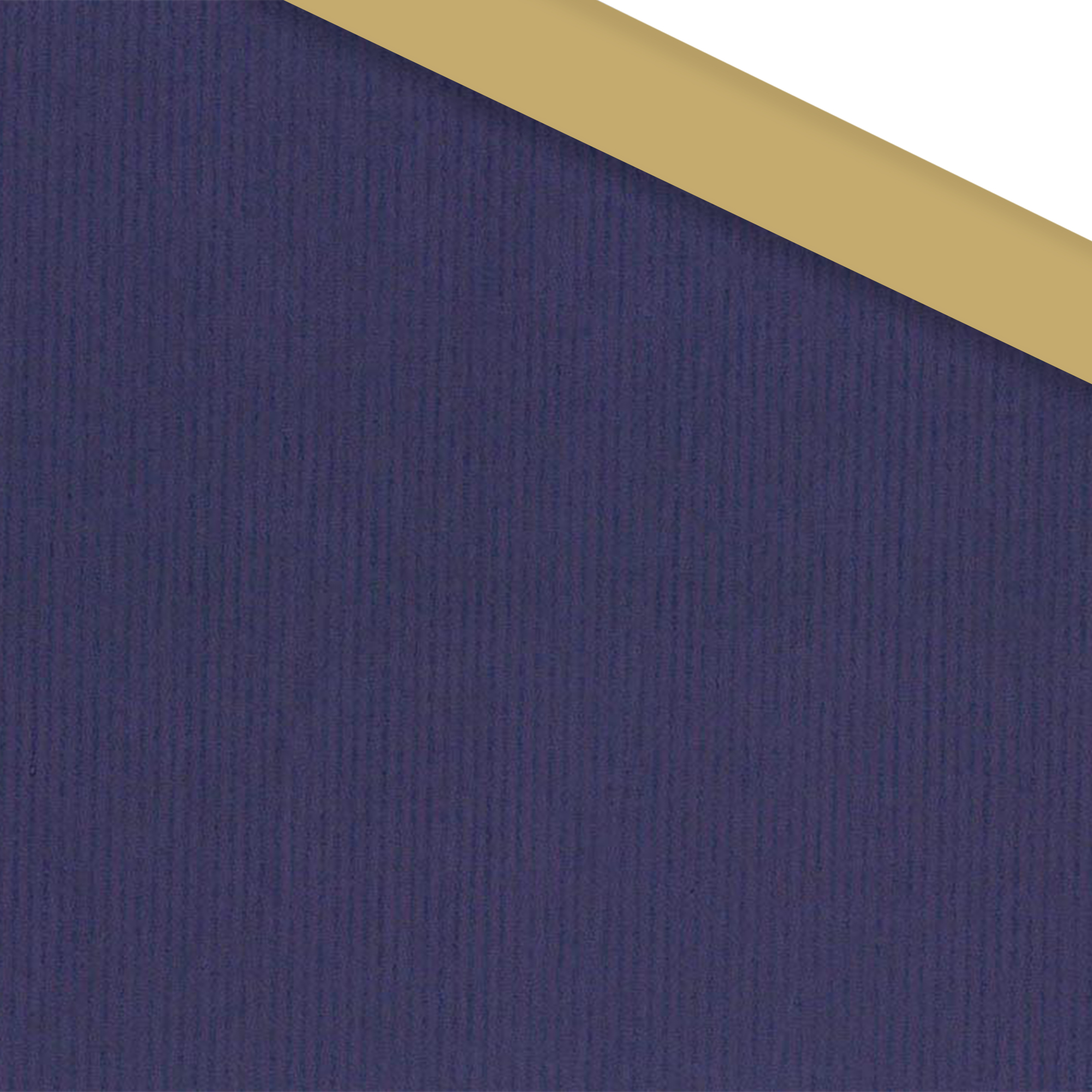 Afbeelding van Rol kadopapier 50 cm 200 mtr gestreept kraft donkerblauw