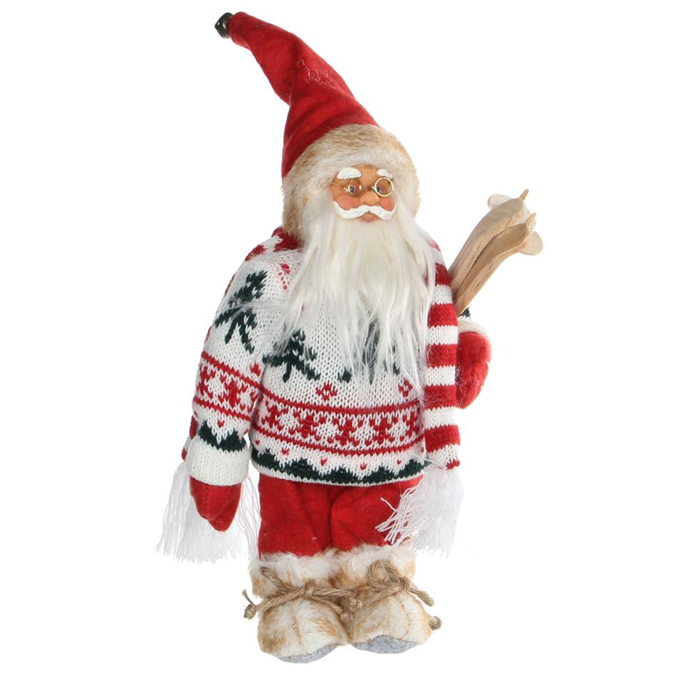 Afbeelding van Kerstman rood 16x9x30 cm (ucl)
