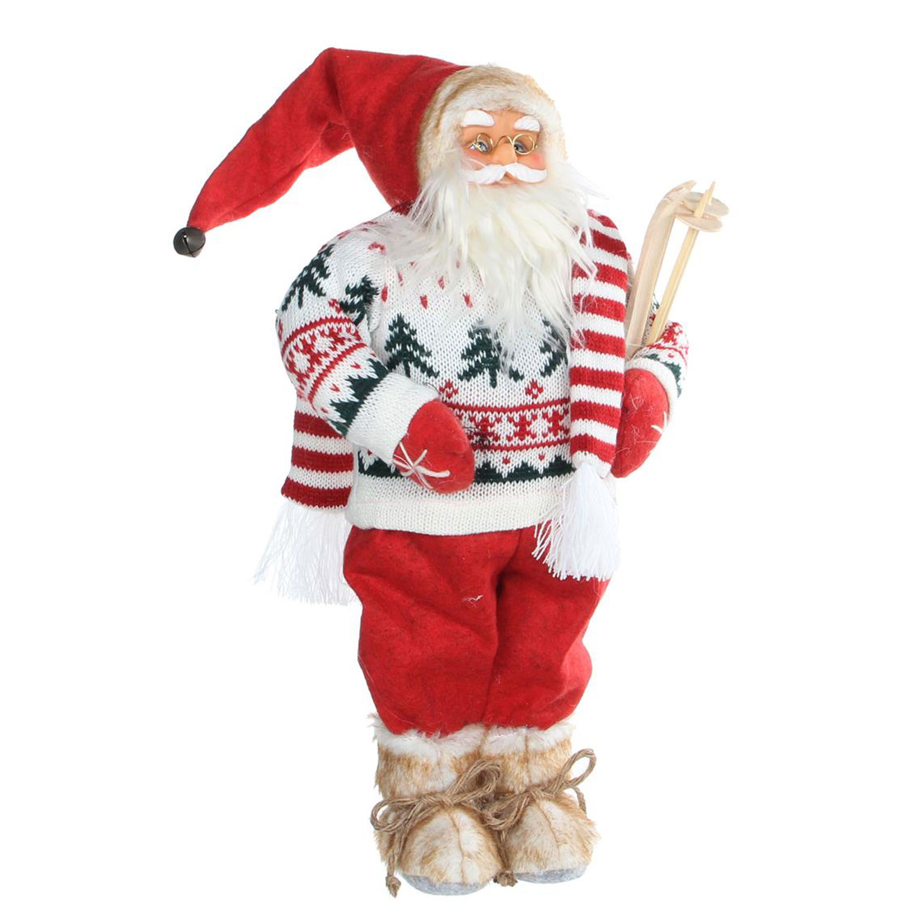 Afbeelding van Kerstman rood 22x17x45 cm (ucl)