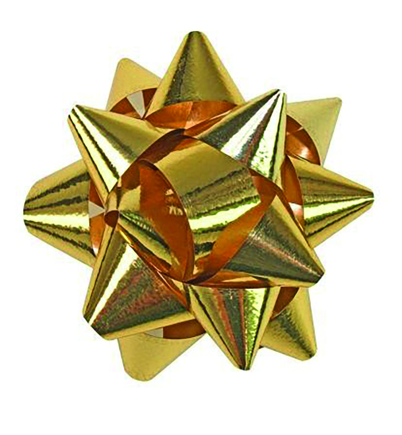 Picture of Ds à 75 starbows r75 mm metallic goud