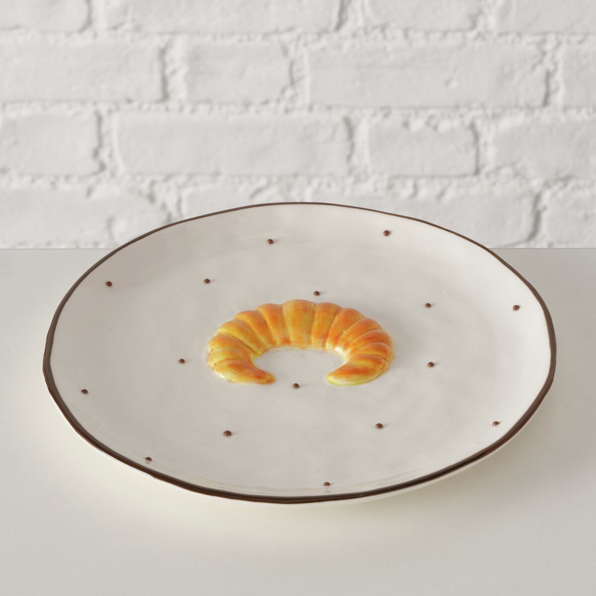Picture of Bord keramiek Ø20,5 cm Croissant