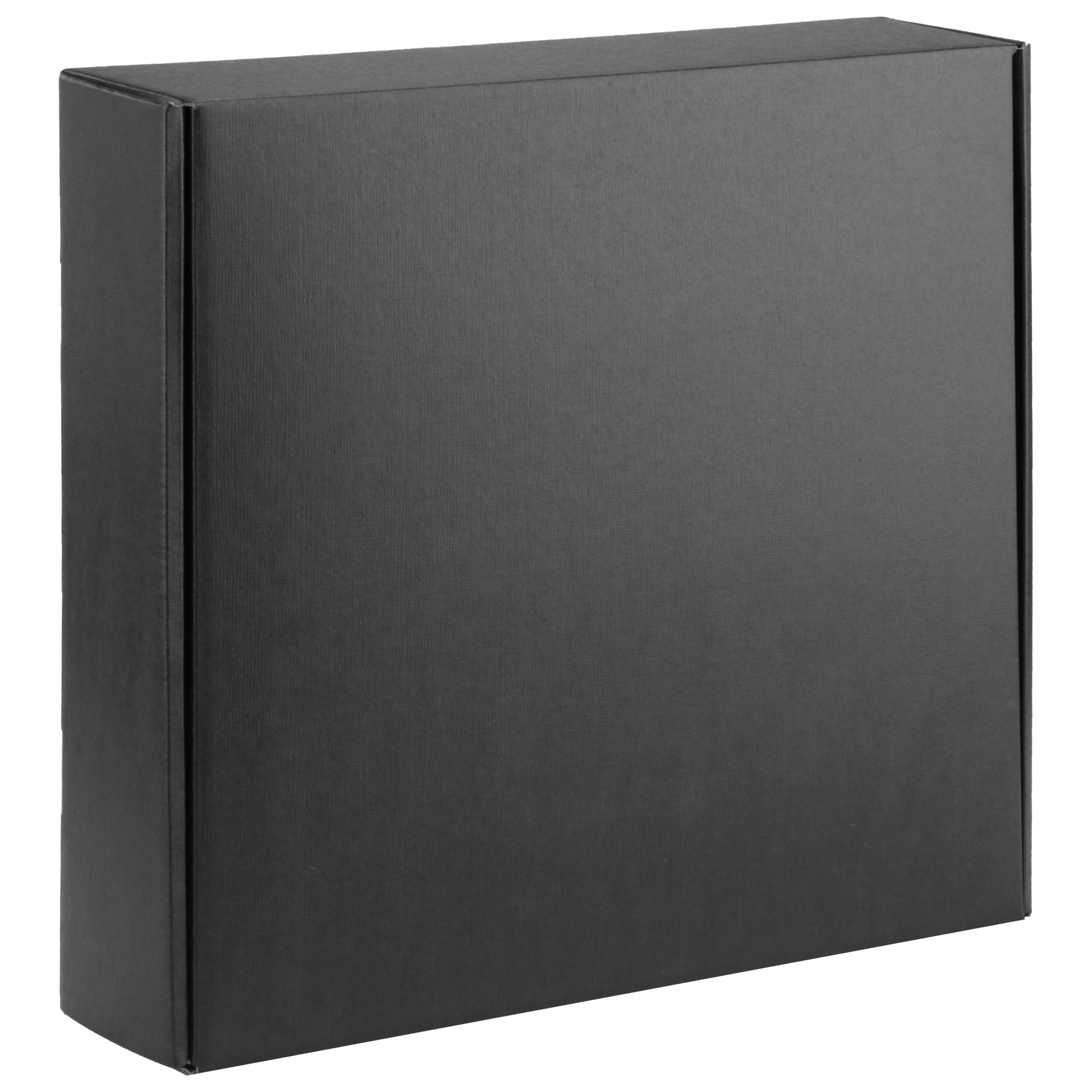 Picture of Ds à 30 geschenkdoos 4 fles 34x37x9 cm zwart met interieur