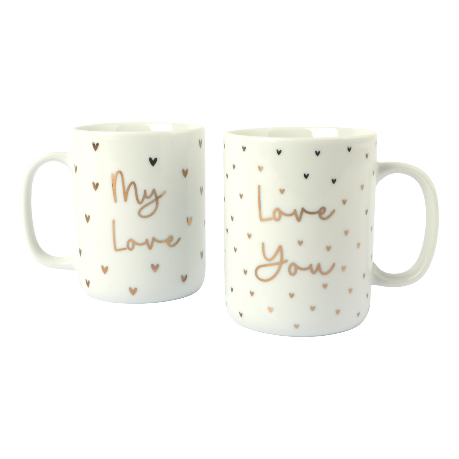 Afbeelding van Mok keramiek 350 ml Love assorti in display