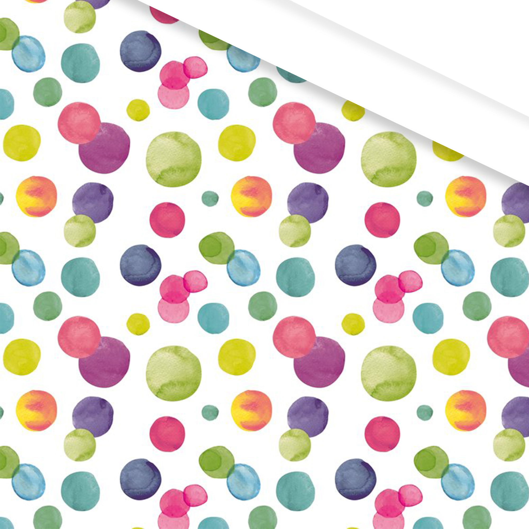 Picture of Rol kadopapier 50 cm 200 mtr zomer dots