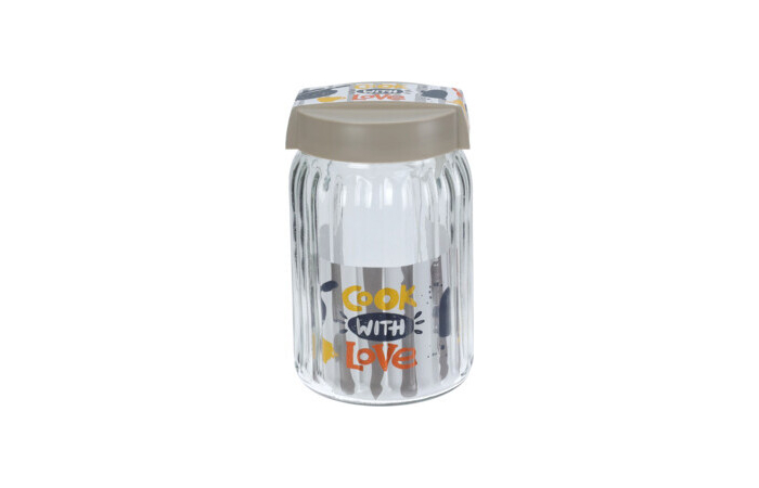 Picture of Glazen voorraadpot 1400 ml deksel