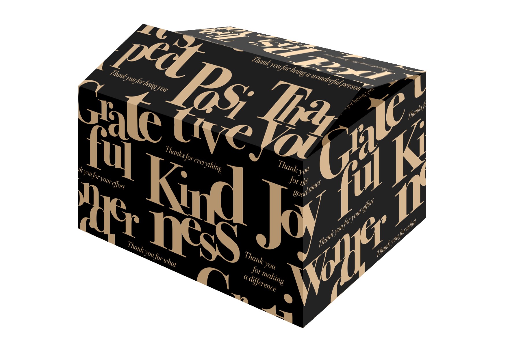 Picture of Kerstdoos H300 Joy Black 59x39x30,6 cm (uc)