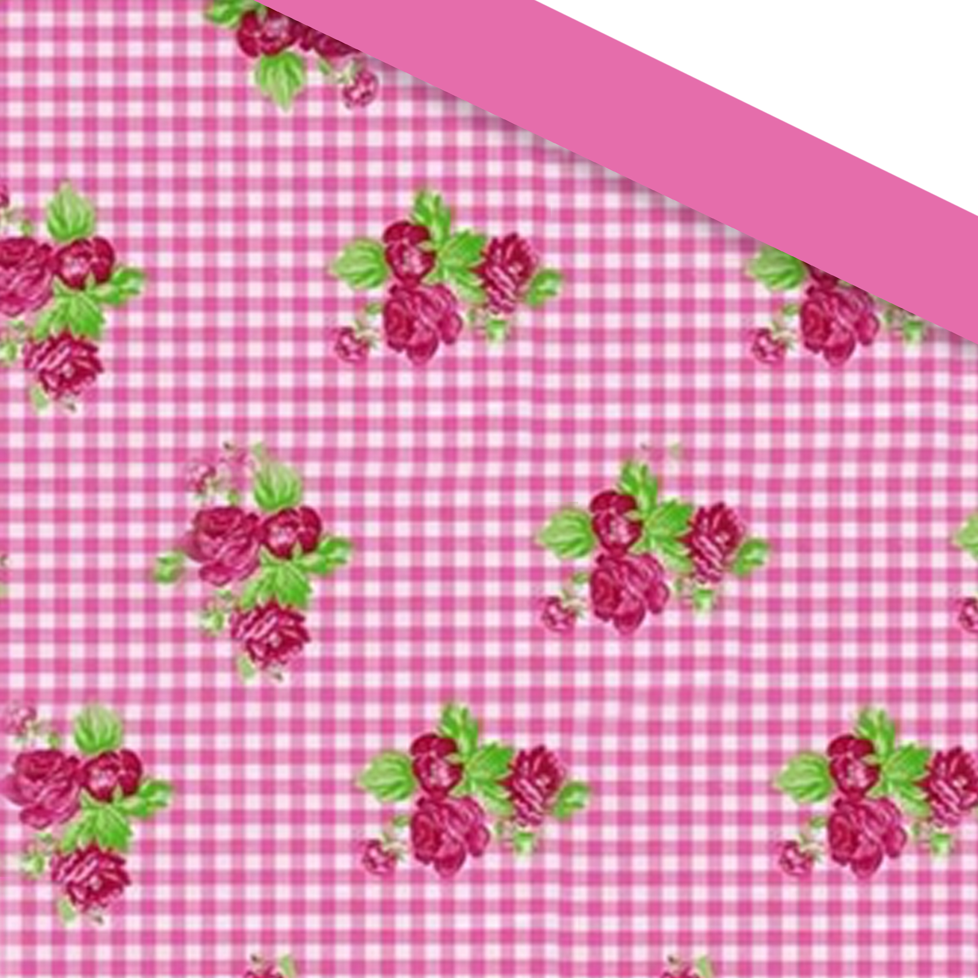 Picture of Rol kadopapier 50 cm/260 mtr Folklore roses pink (uc)