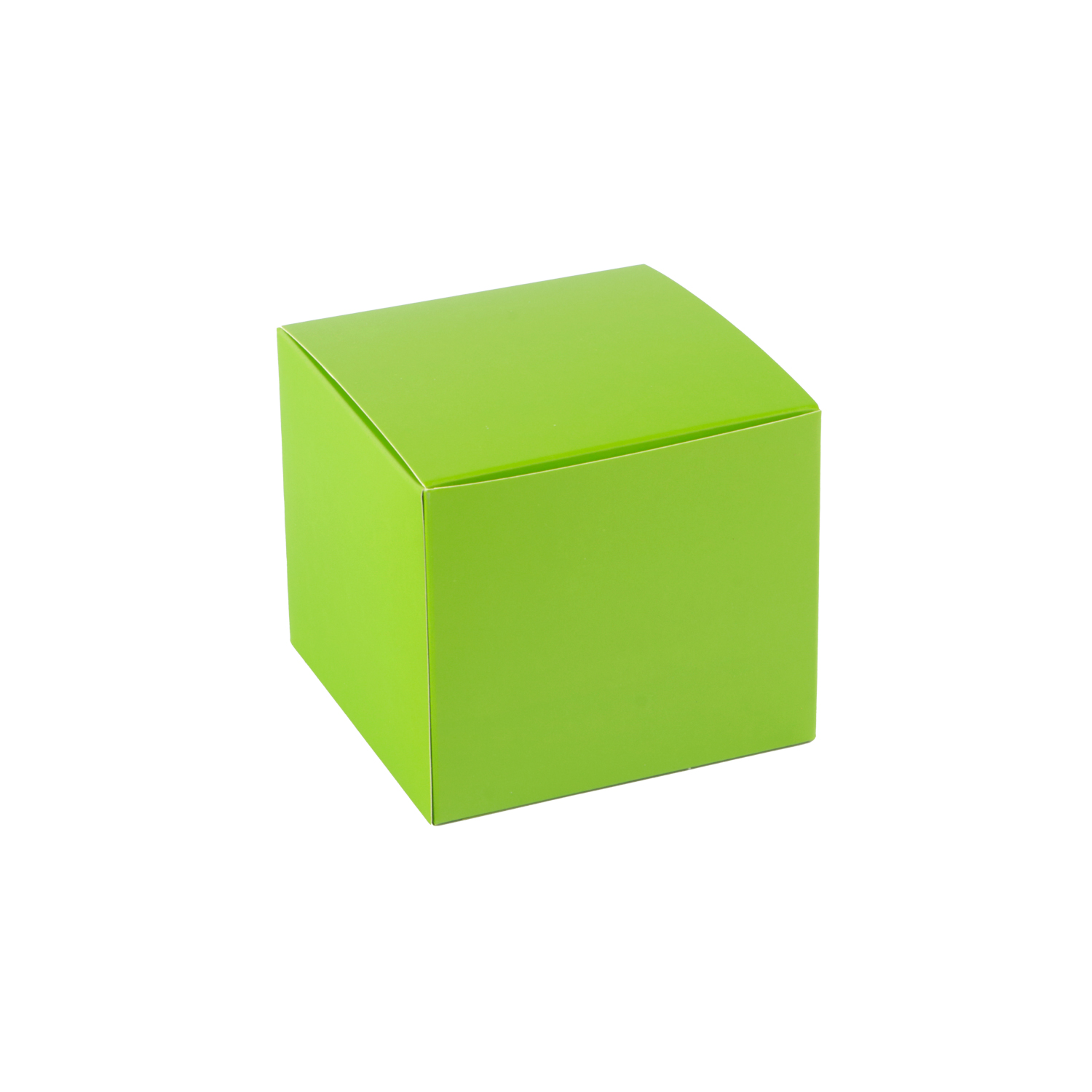 Picture of Ds à 50 kubus klepdoosje 125 gram mat lime groen