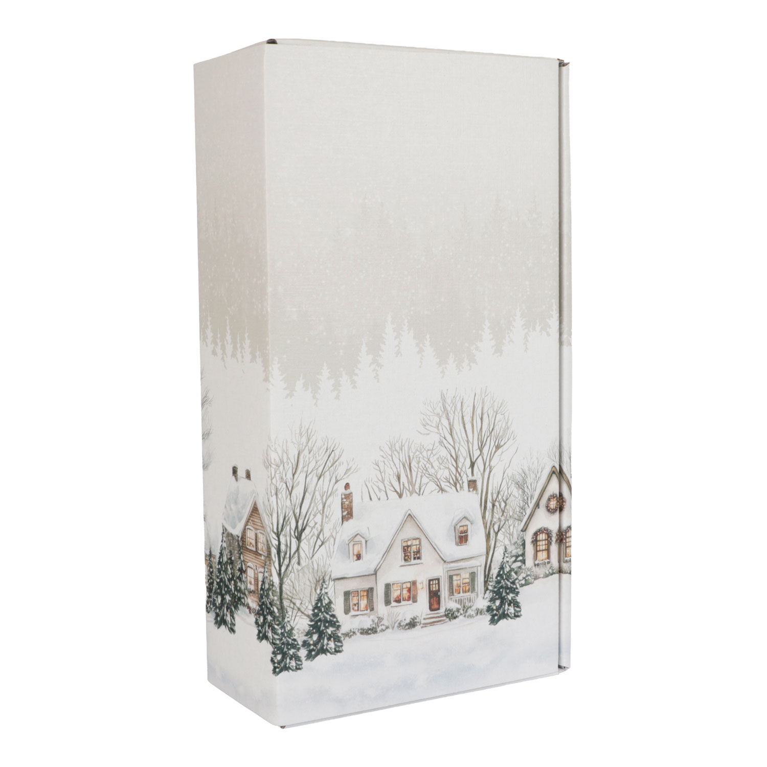Picture of Ds à 25 geschenkdoos 2 fles 36x18,5x9,5 cm Winterdorp