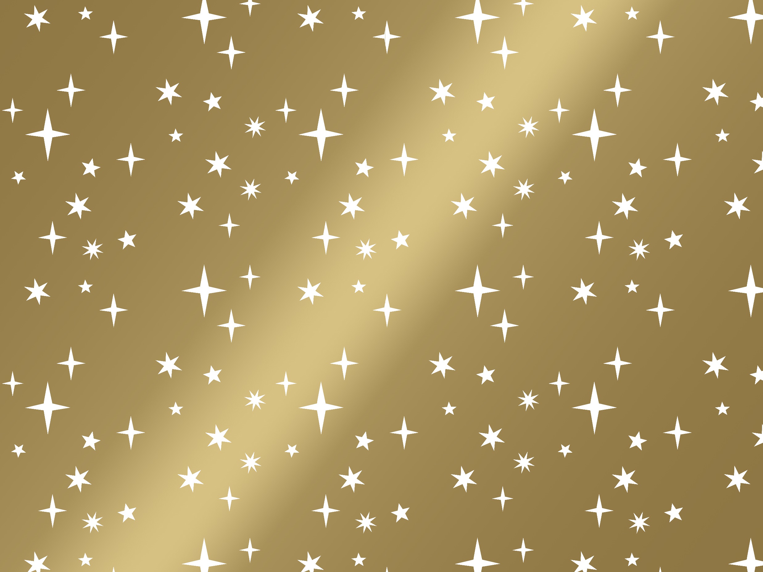 Afbeelding van Rol Kerstpapier 50 cm 100 mtr sterrenregen goud