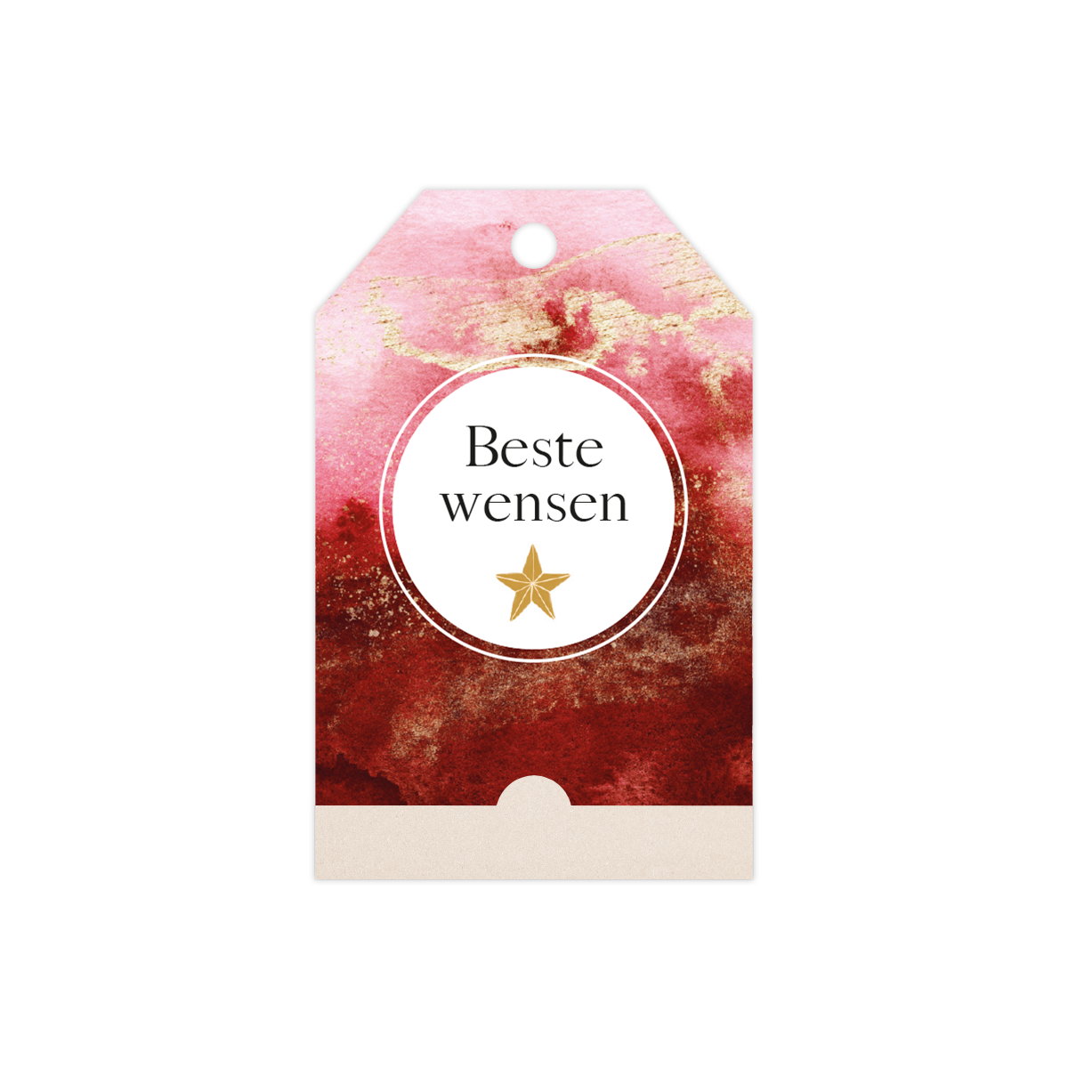 Afbeelding van Pak à 12 kadokaartjes 5,2x8,2 cm beste wensen (ucl)