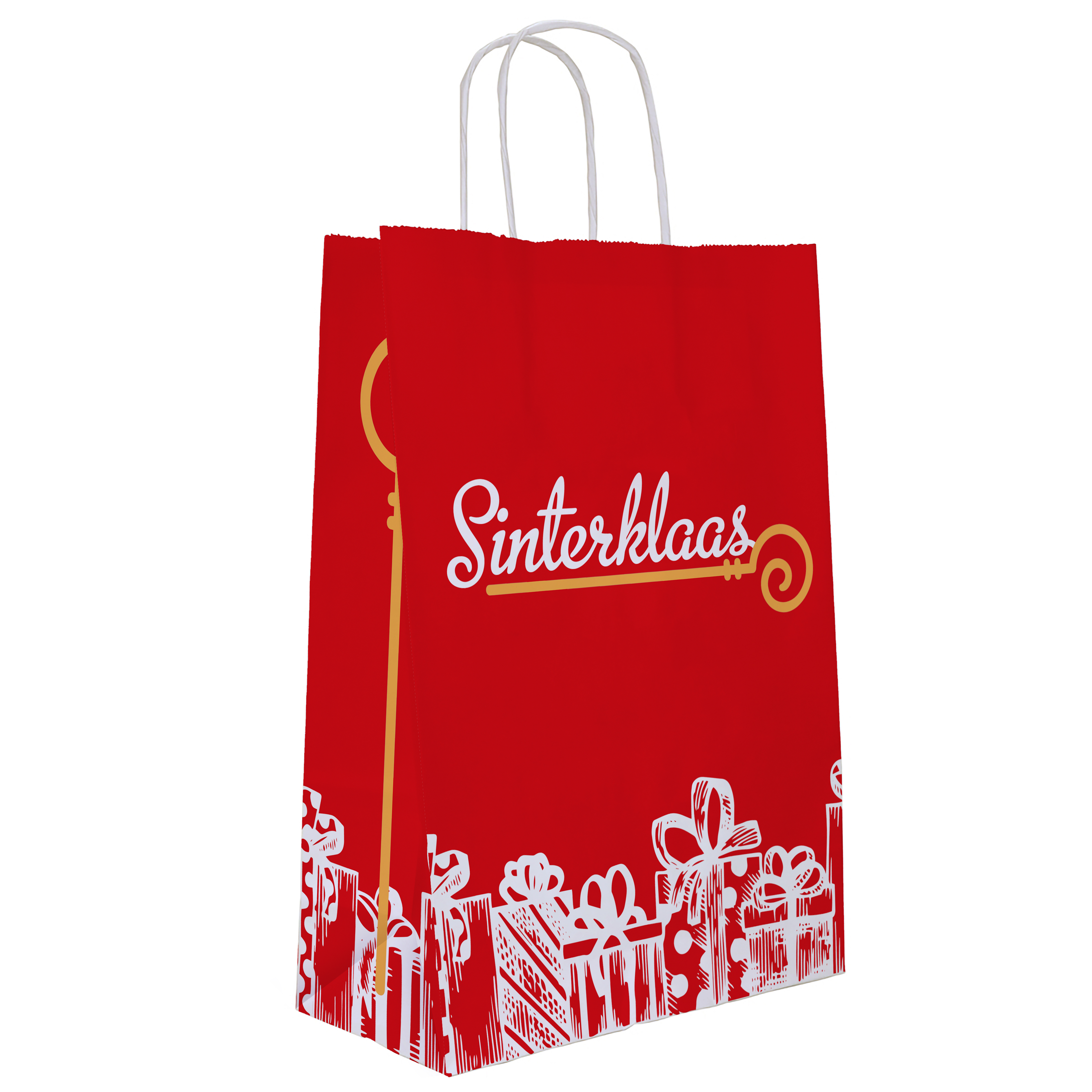 Afbeelding van Ds à 25 draagtas 26+12x35 cm Sint 2026