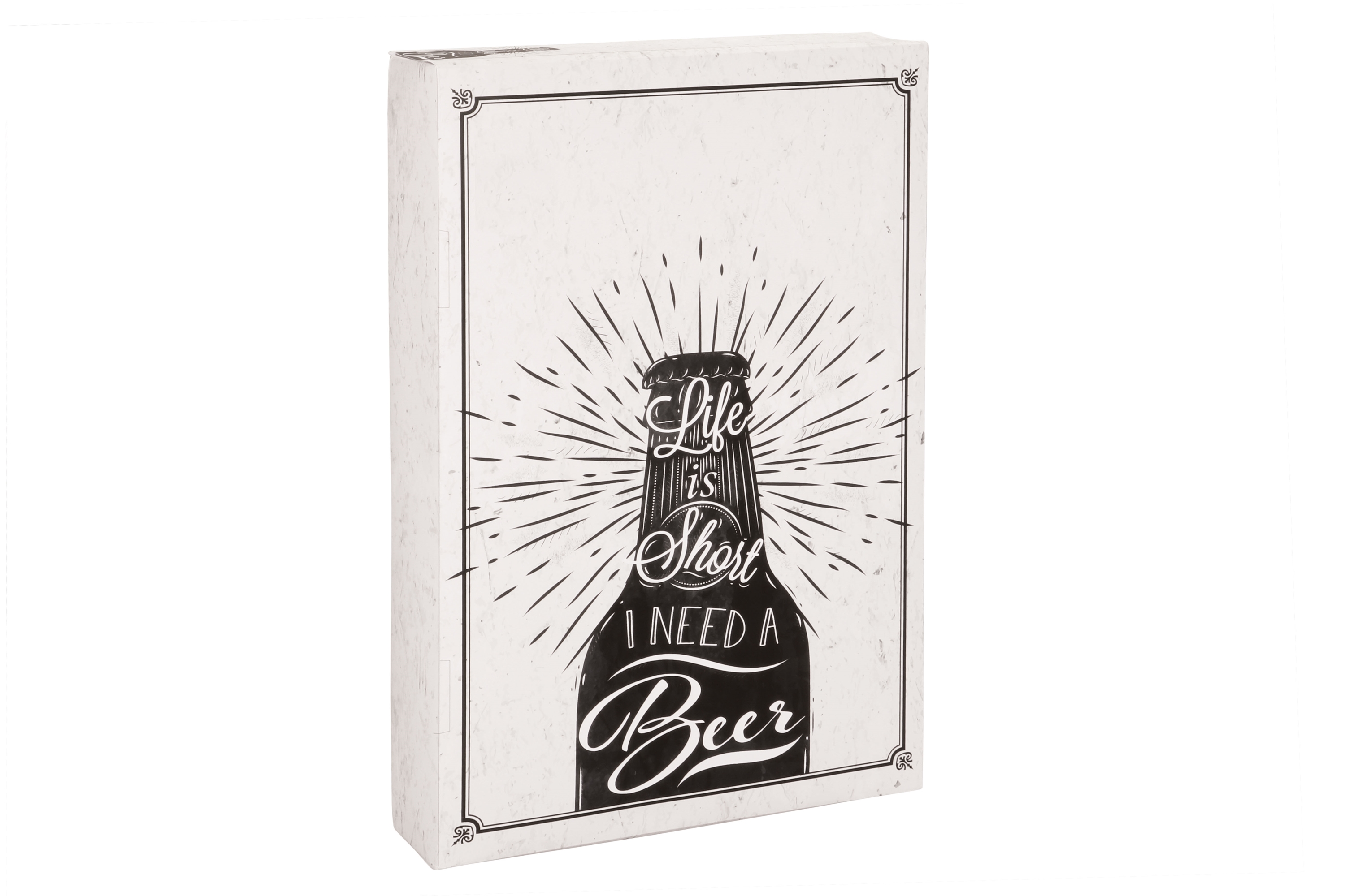 Picture of Pak à 10 bier geschenkdoos Life is short
