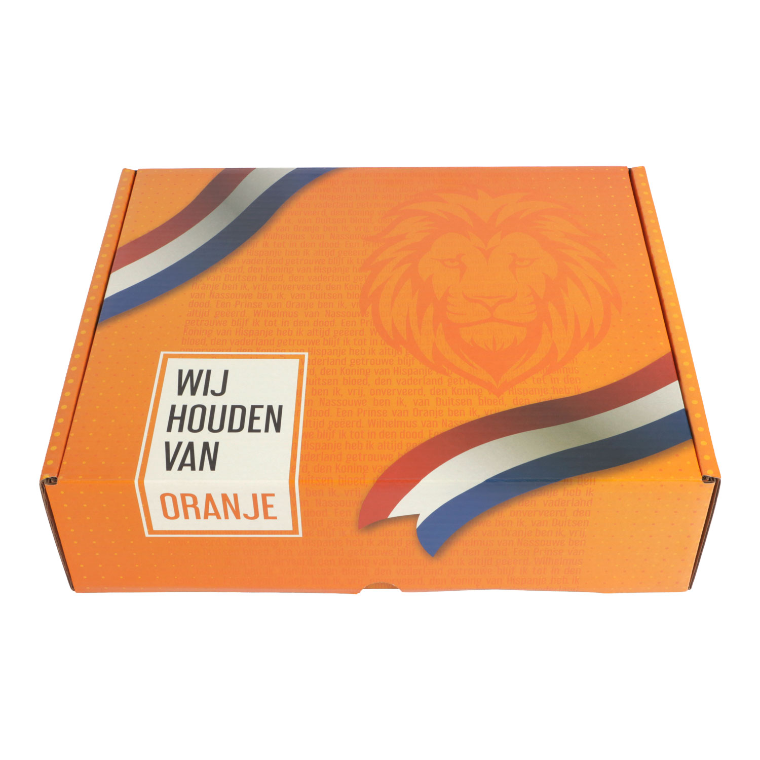 Afbeelding van Pak à 25 Borrelbox 33,5x28,4x9,5 cm Oranje
