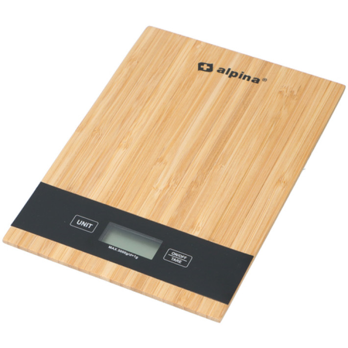 Picture of Keukenweegschaal 5kg bamboe