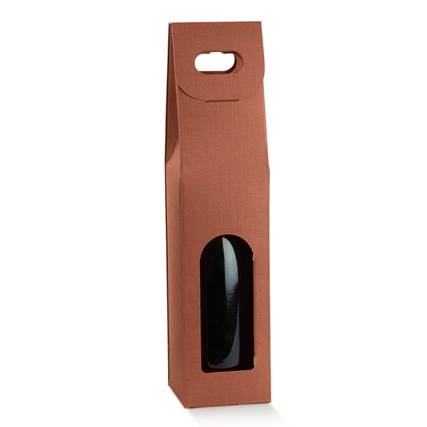 Picture of Ds à 50 draagkarton 1 fles 9x9x38,5 cm terra 