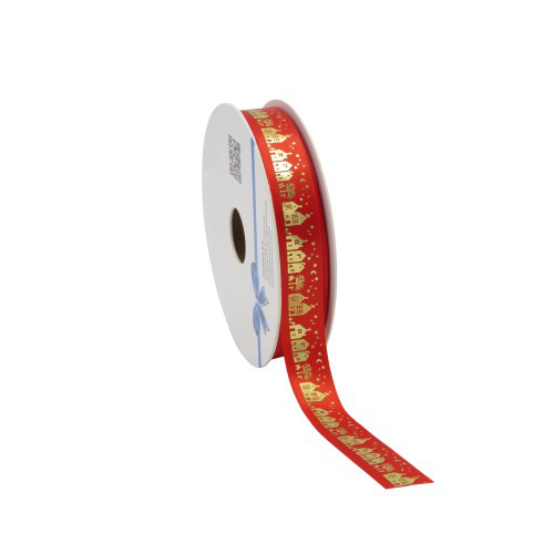 Picture of Rol satijnlint 15 mm 25 mtr Pakjesavond