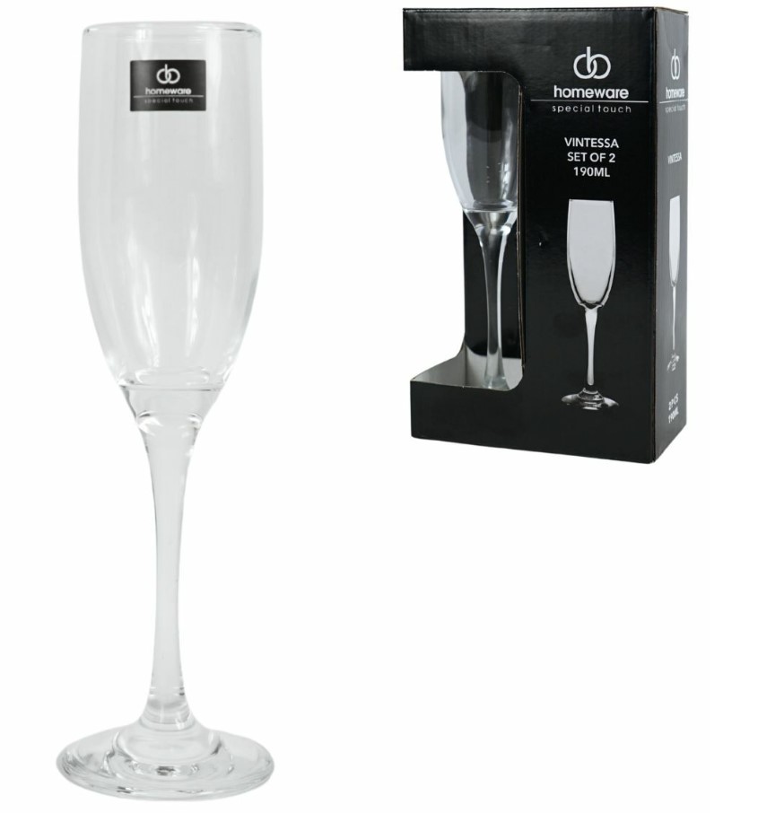 Picture of Set à 2 champagneglazen 190 ml