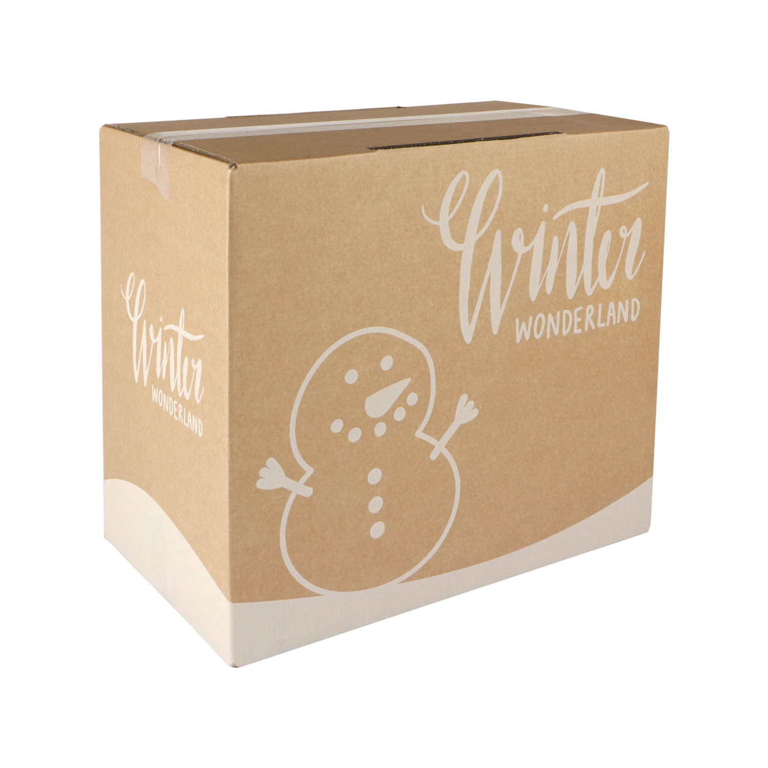 Picture of Kerstdoos 40x22x35 cm Winter wonderland (uc)