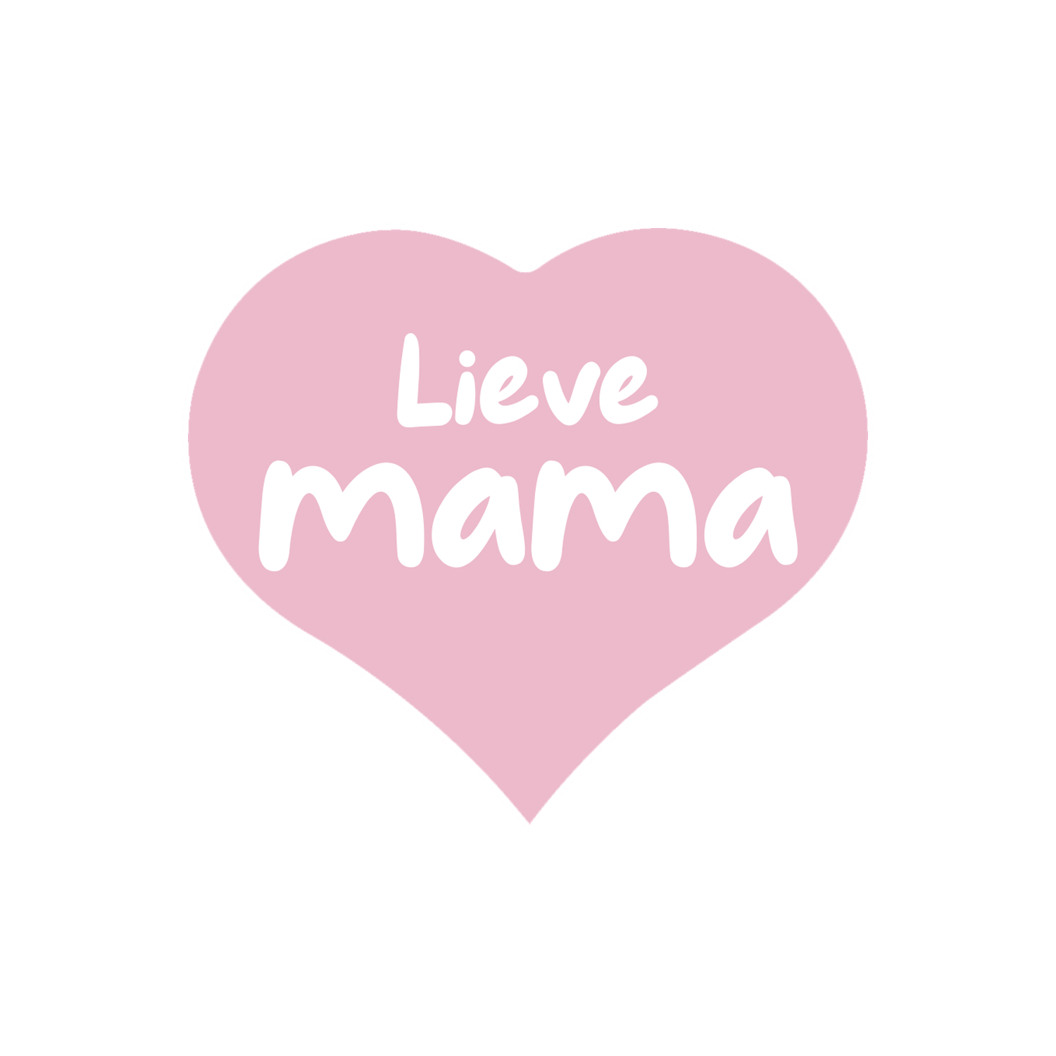 Afbeelding van Ds à 250 kado etiket 4,2x3,7 cm Lieve mama
