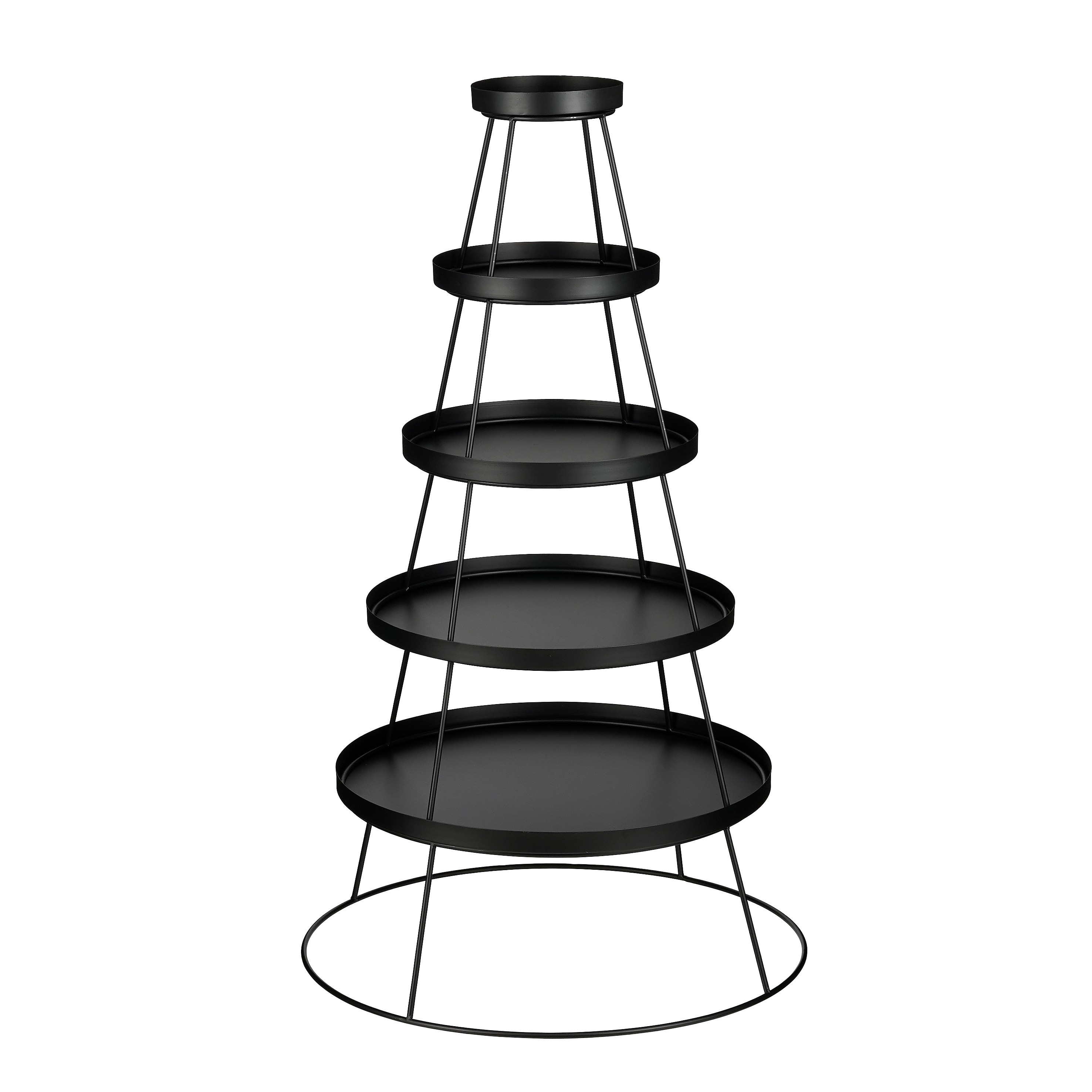 Picture of Etagere 5 laags 121 cm zwart
