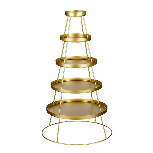 Picture of Etagere 5 laags 121 cm goud