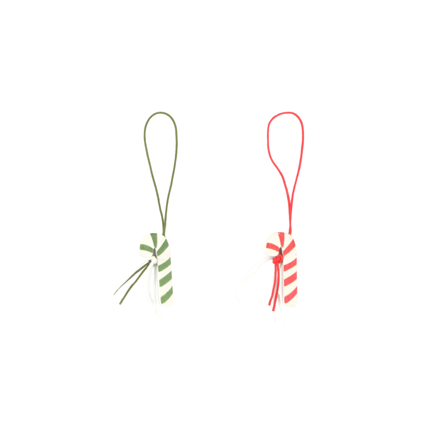 Picture of Ds à 100 hanger 3,3x1,2 cm kerst zuurstok assorti