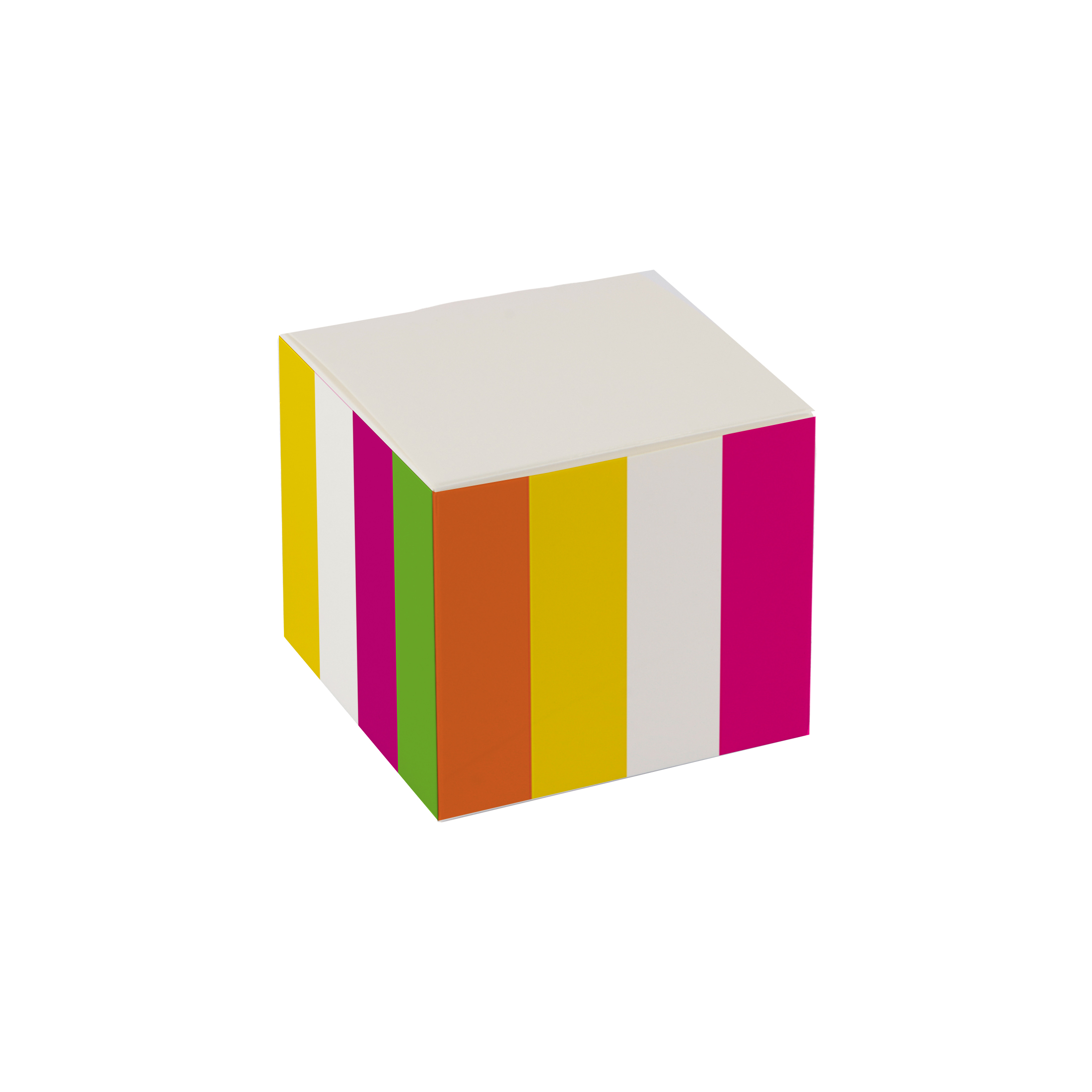 Afbeelding van Ds à 50 kubus klepdoosje 250 gram Strepen