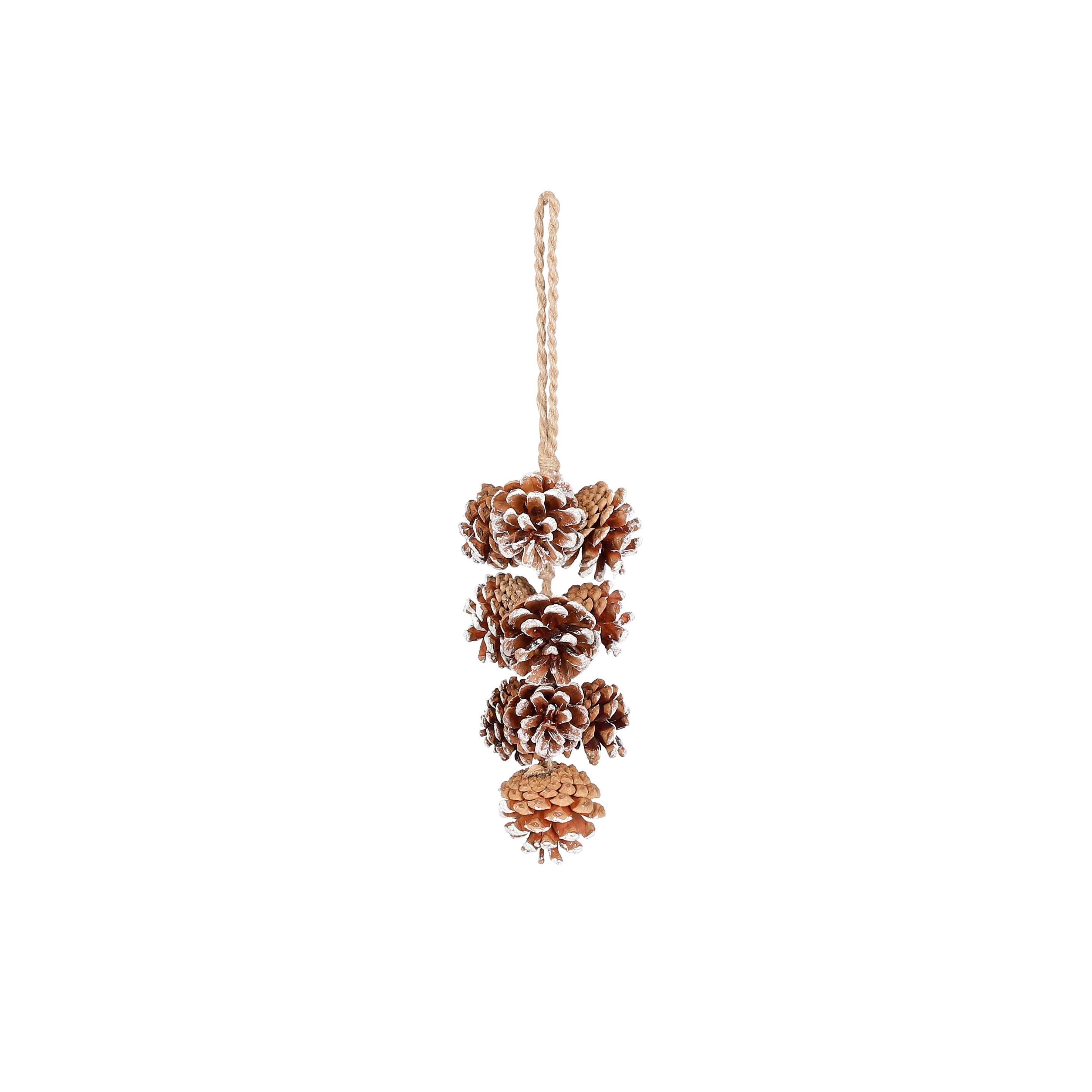 Picture of Hanger dennenappel white wash 35x7 cm (uc)