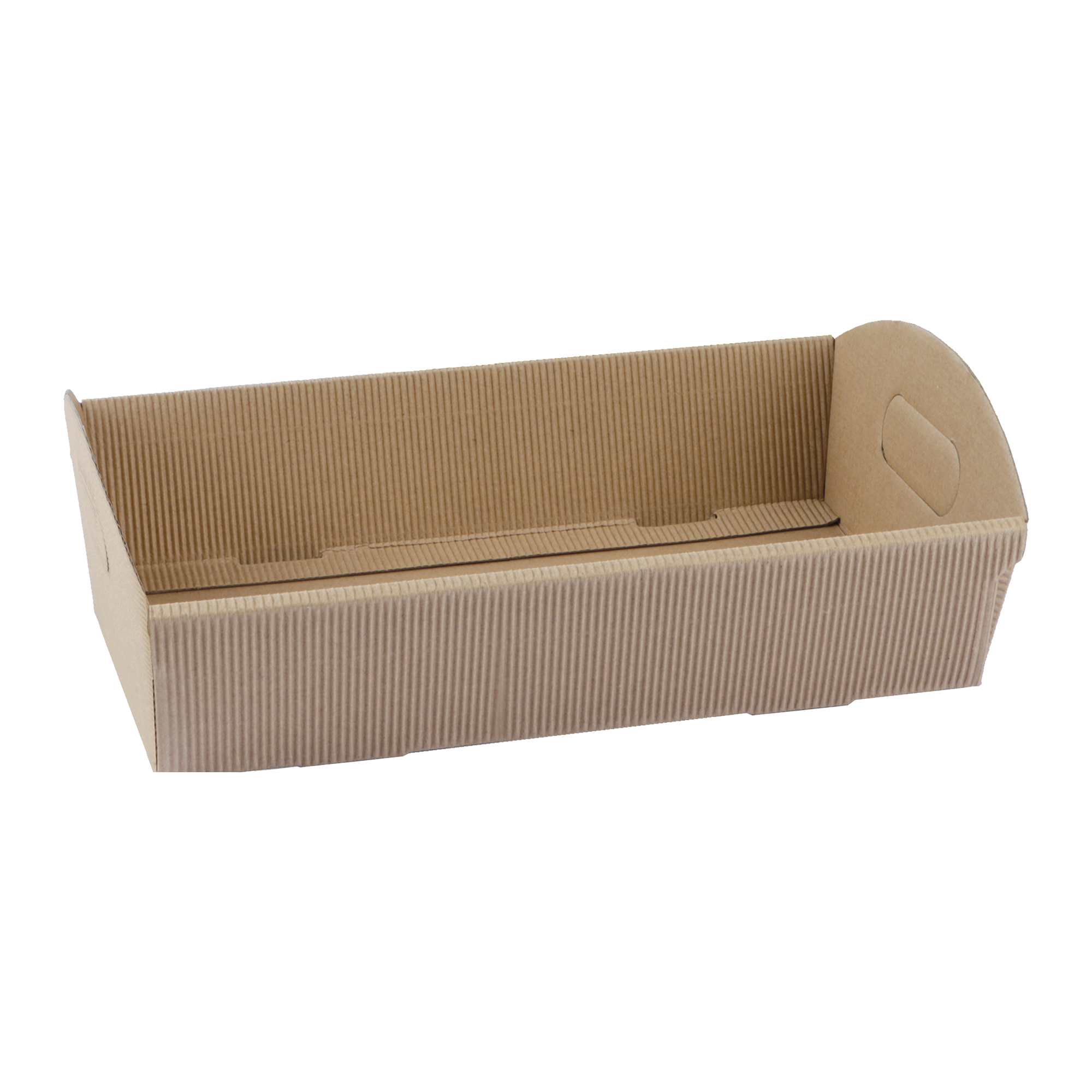 Picture of Ctn a 30 cardboard boxes 32x22x8.5 cm kraft open wave
