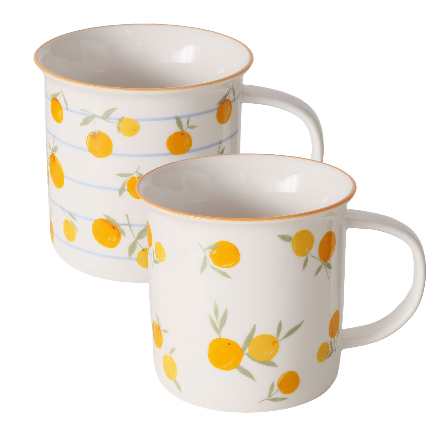 Afbeelding van Mok keramiek 370 ml Sinaasappels assorti