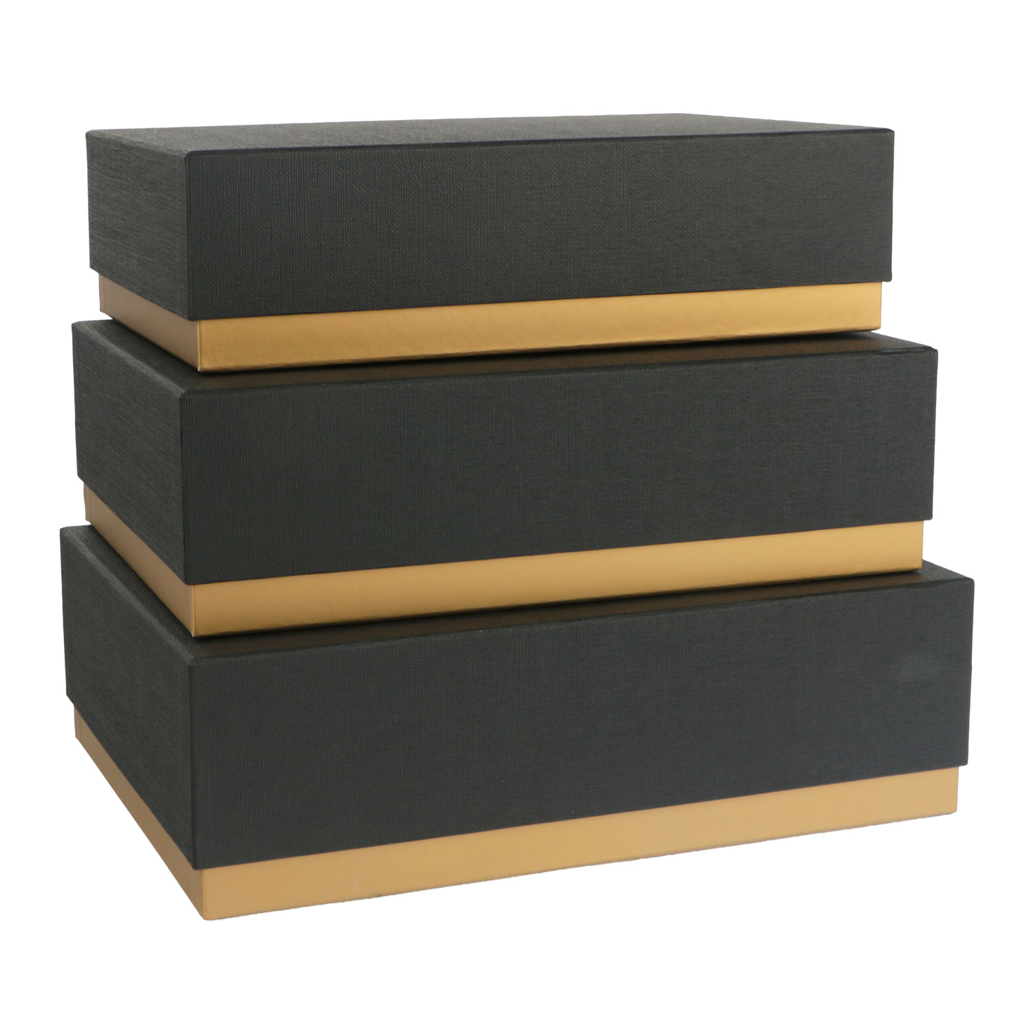 Afbeelding van Pakketdoos B/D - brons/zwart - L