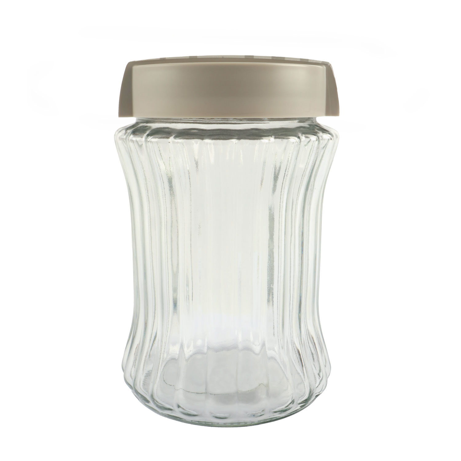 Afbeelding van Glazen voorraadpot 1400 ml deksel