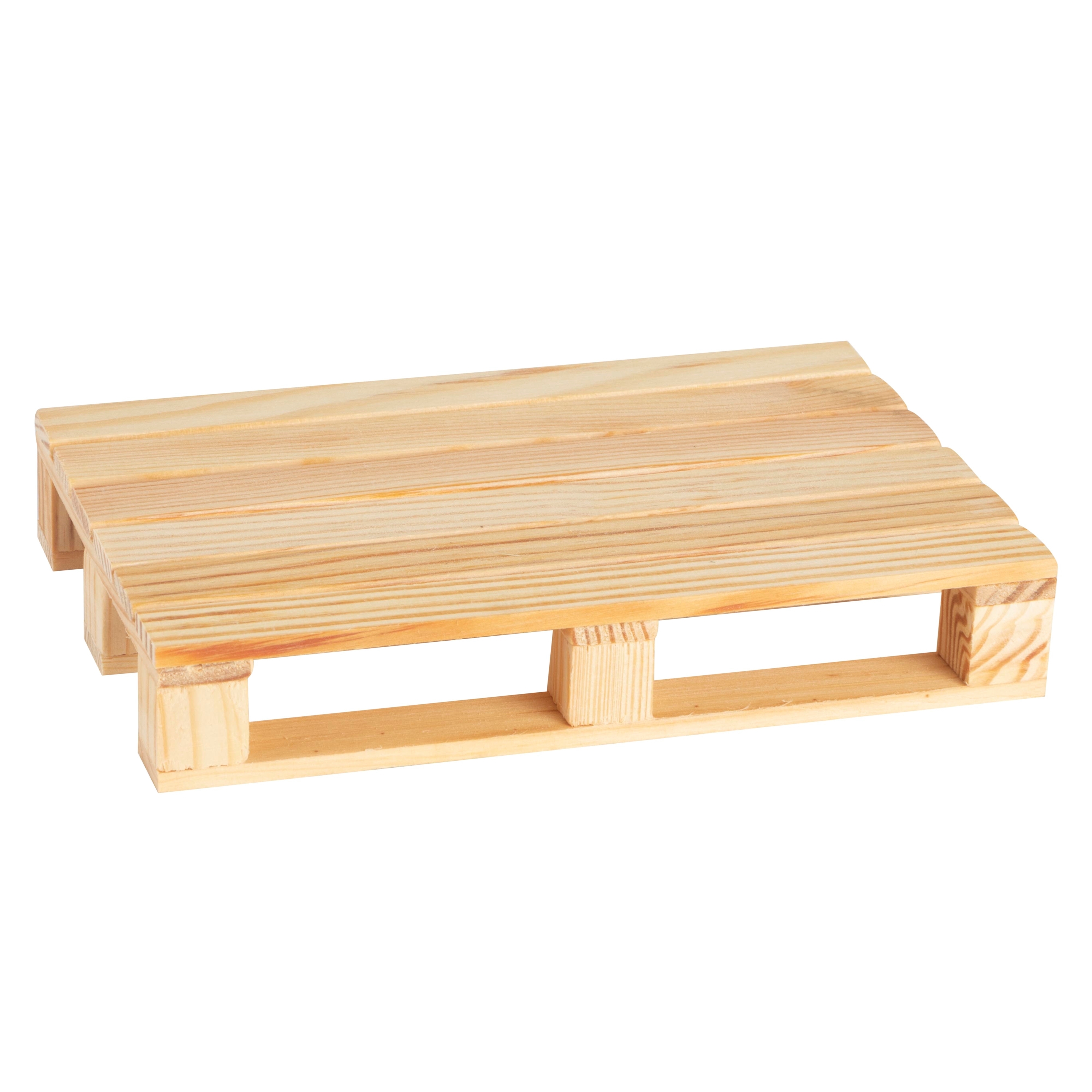 Picture of Karton à 20 Minipaletten aus Holz 18,5 x 13,5 x 2,3 cm