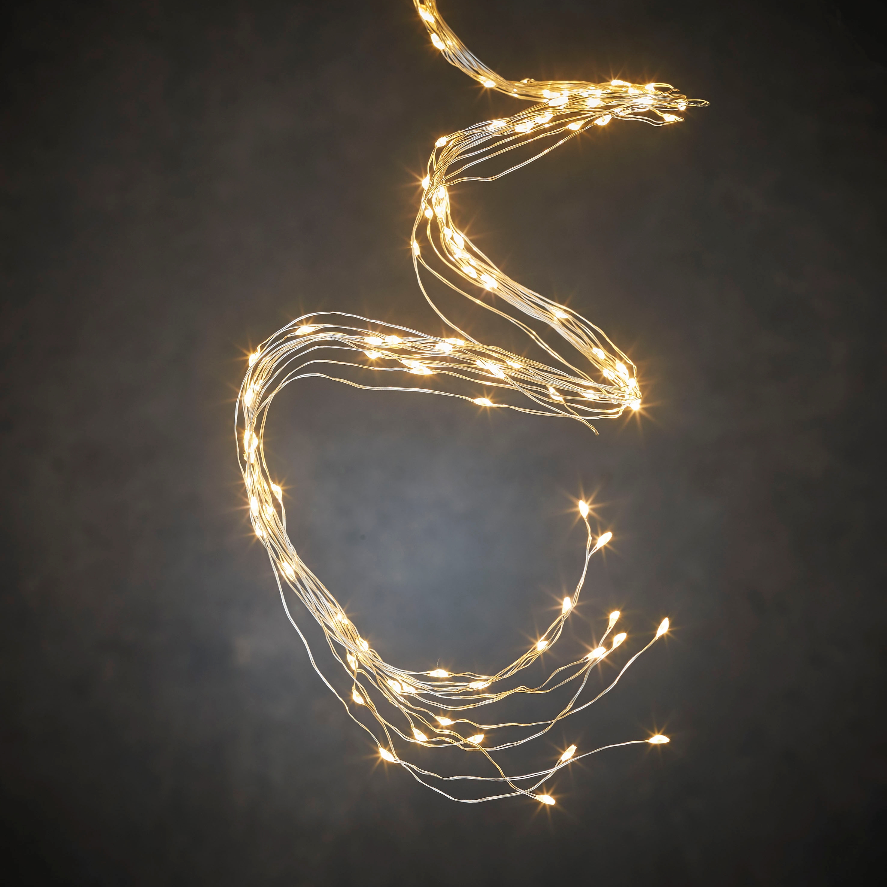 Afbeelding van Lichtsnoer bundel  2 mtr 240 led lampjes klassiek wit 