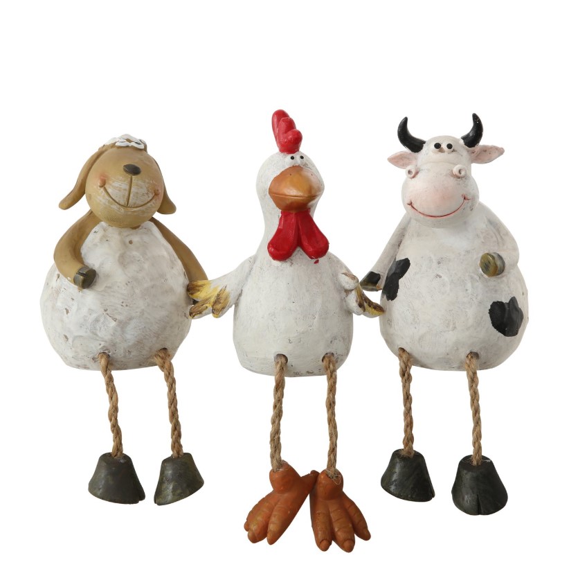 Picture of Boerderijdieren zittend met bungelbenen