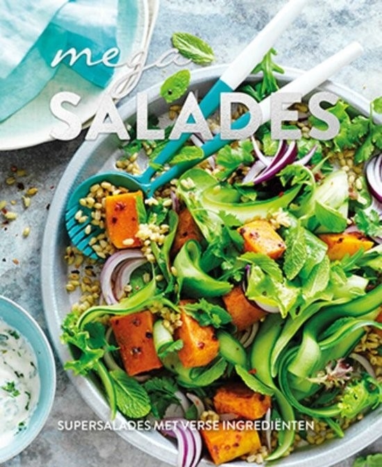 Afbeelding van Boek 26,5x22x2,2 cm 176 blz Mega salades (ucl)