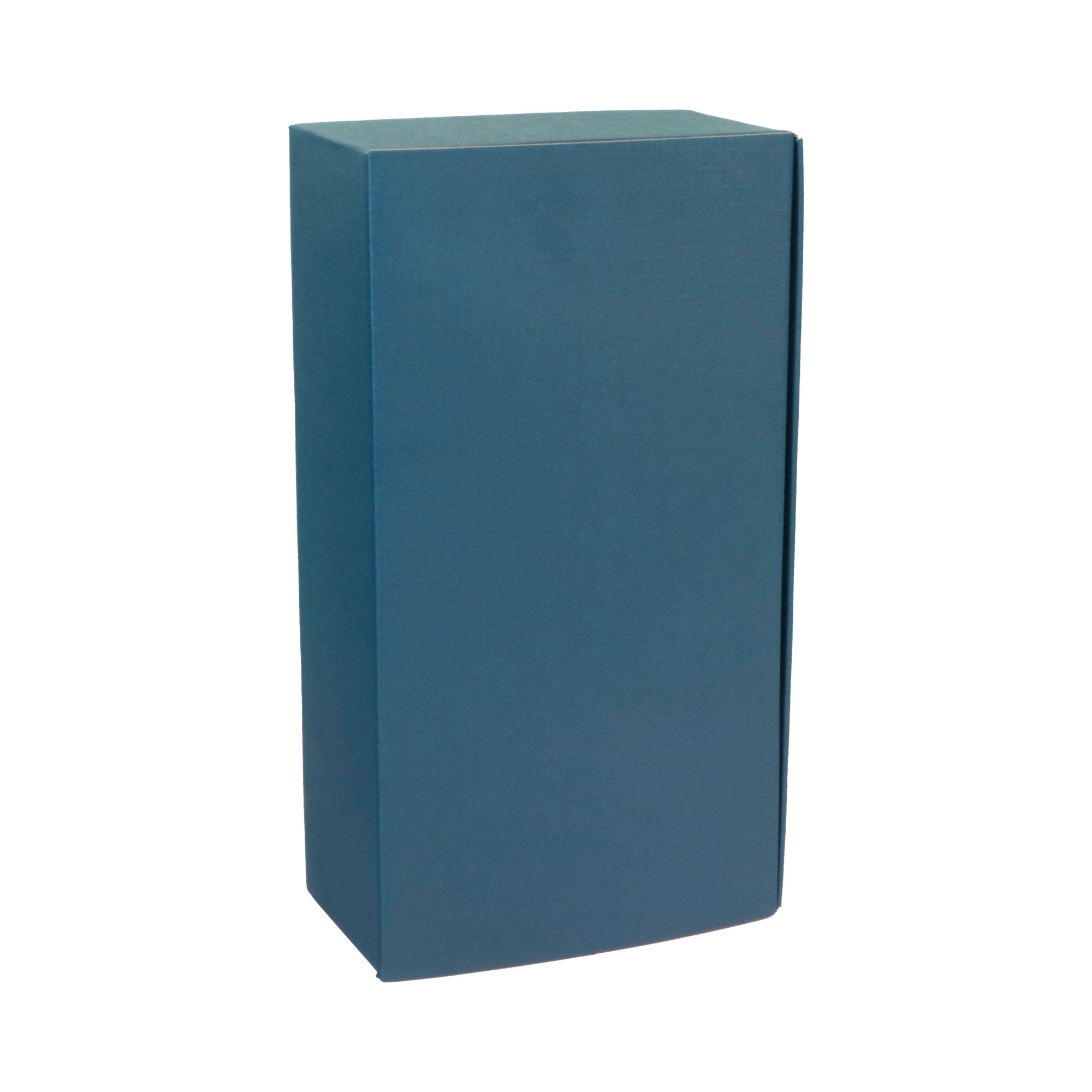 Picture of Ds à 30 geschenkdoos 2 fles 34x18x9,5 cm unica blauw