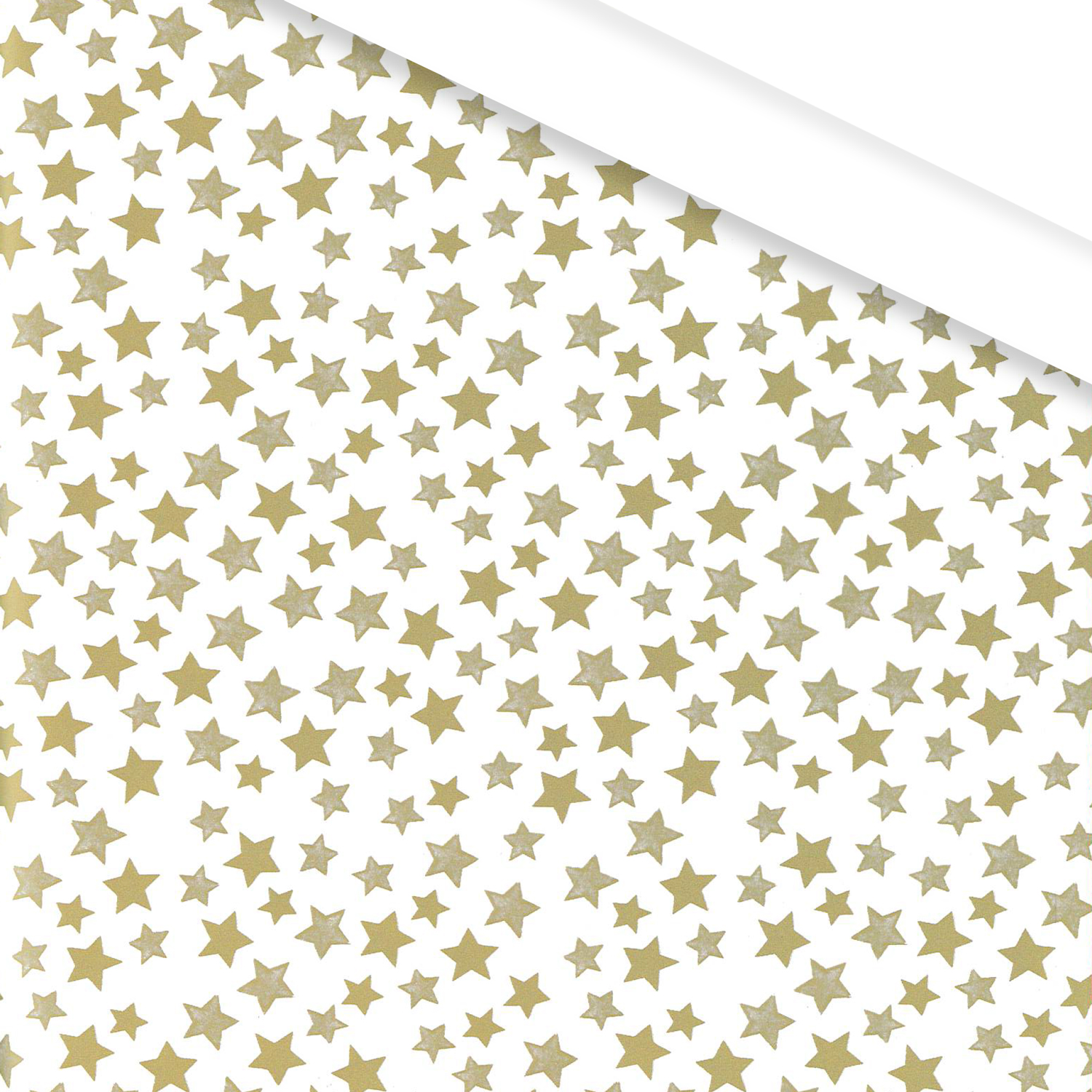 Picture of Rol kerstpapier 50 cm 100 mtr gouden sterren