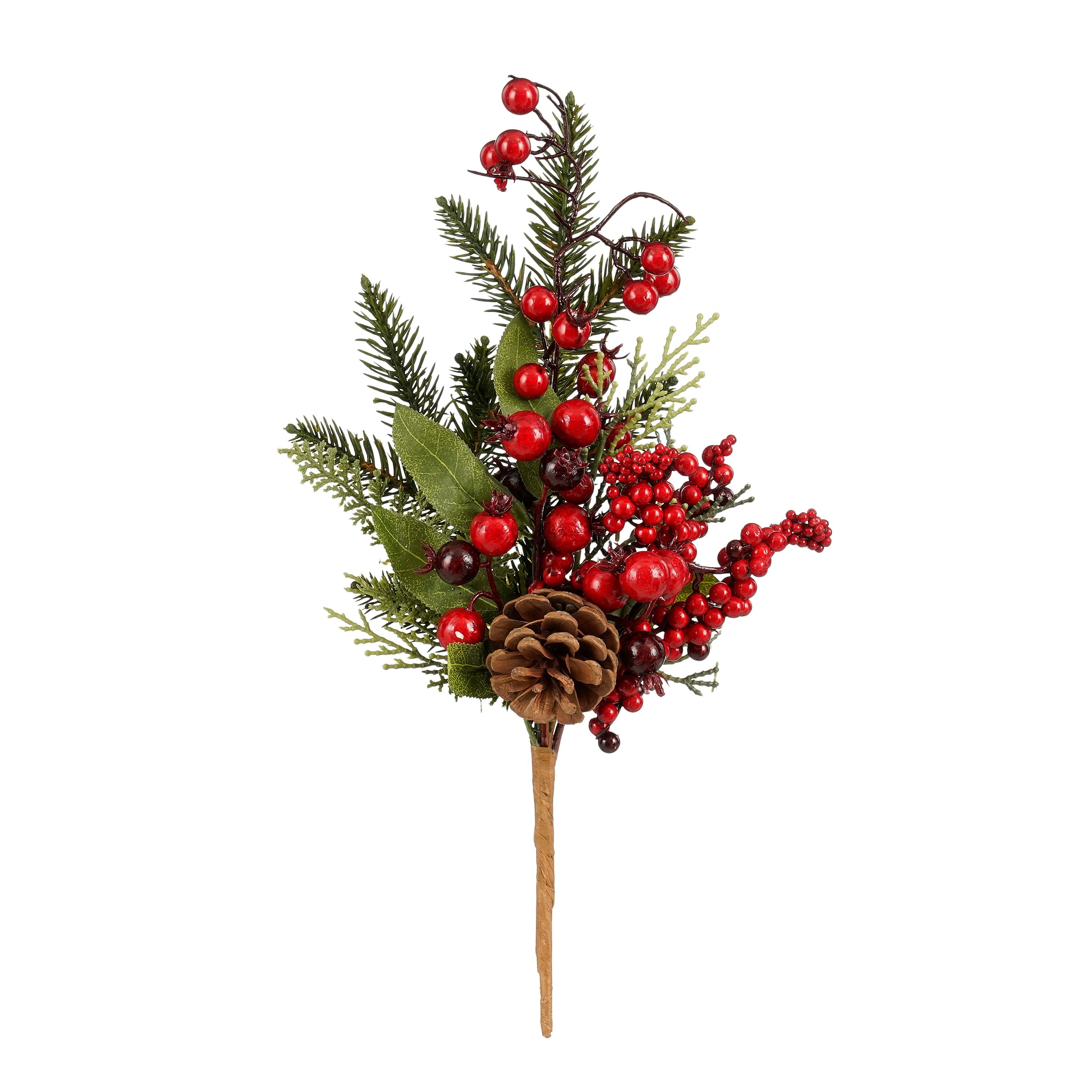 Afbeelding van Kersttak 35 cm rood