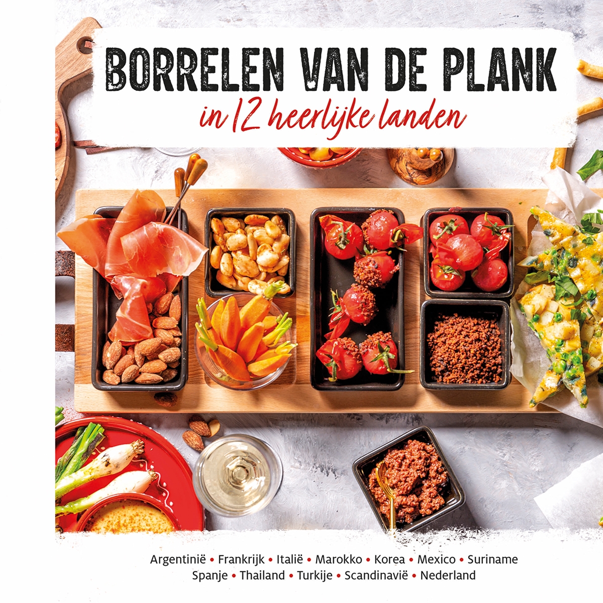 Picture of Boekje 20x20 cm 92 blz Borrelen van de plank