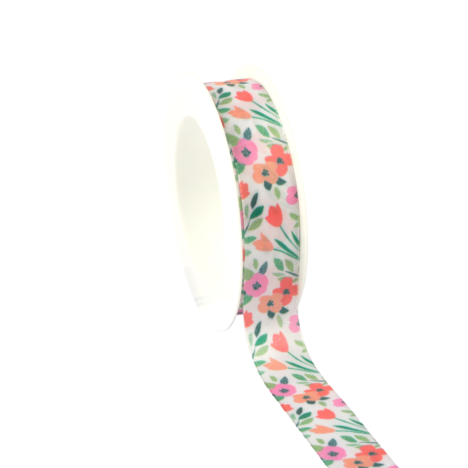 Picture of Rol textiellint 25 mm 18 mtr bloementuin veelkleurig