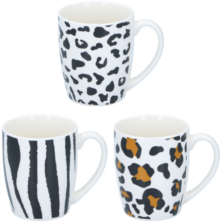 Picture of Mok porselein 330 ml Wildlife assorti 