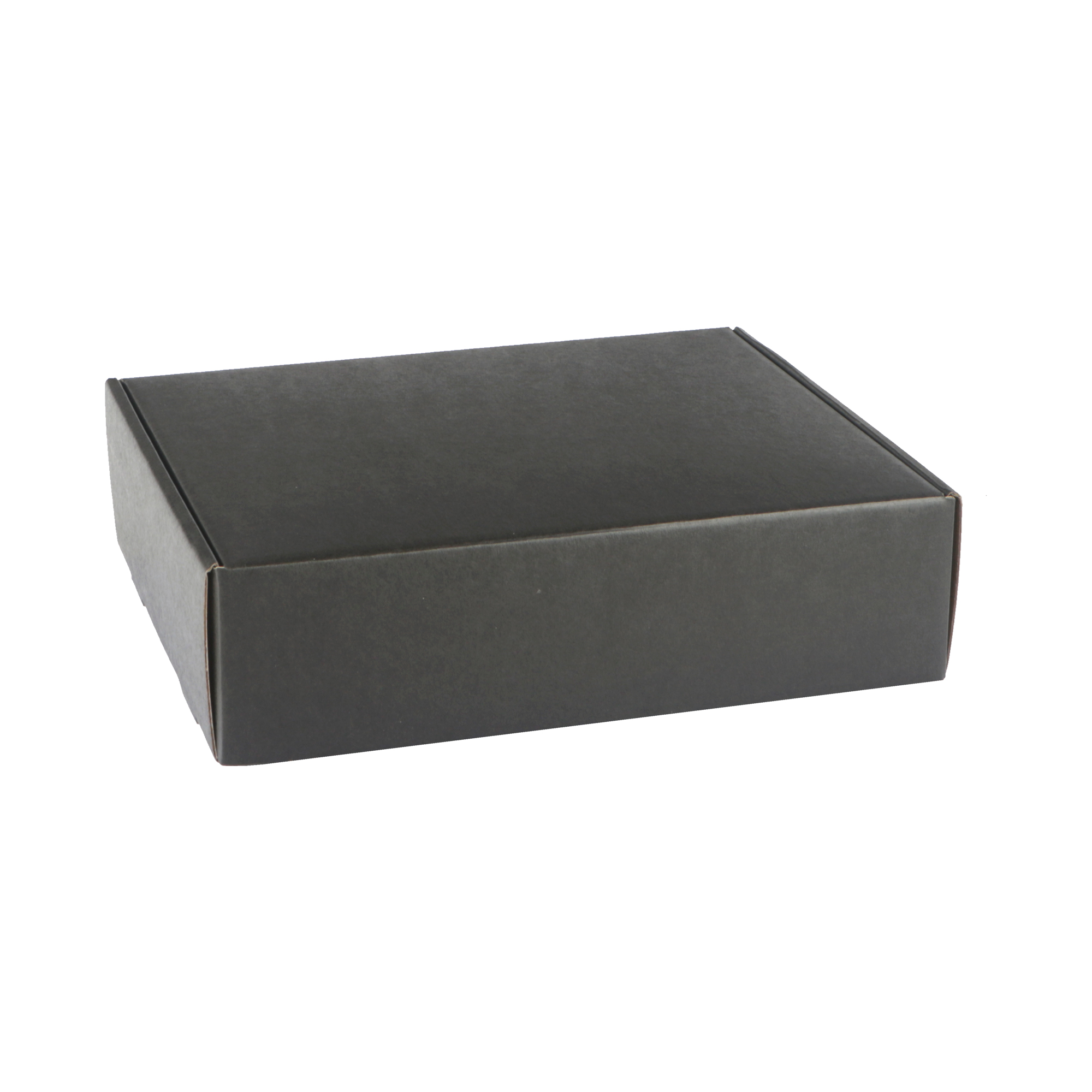 Picture of Shrink à 10 gift shipping boxes 30.5x24x8 cm kraft black