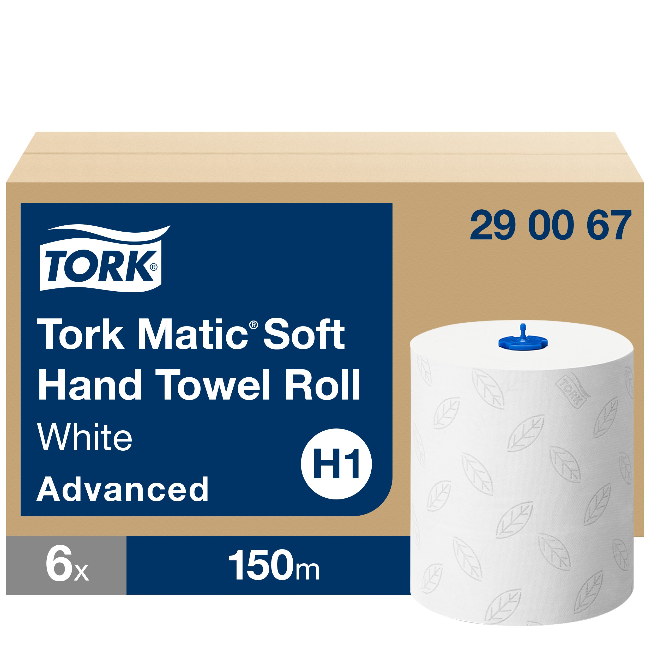 Afbeelding van Ds à 6 Tork matic advanced wit 2lgs