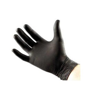 Afbeelding van Ds à 1000 Nitril handschoen zwart XL 